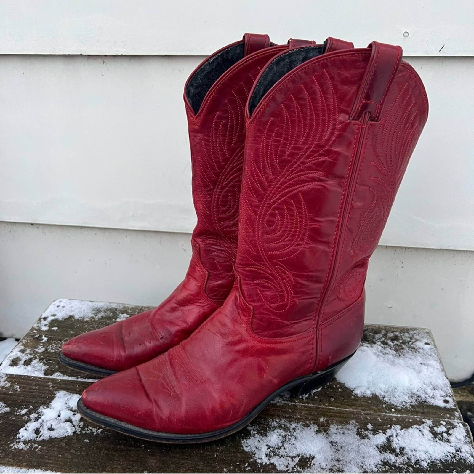 Vintage Vintage Code West red point toe cowgirl western boots | Grailed