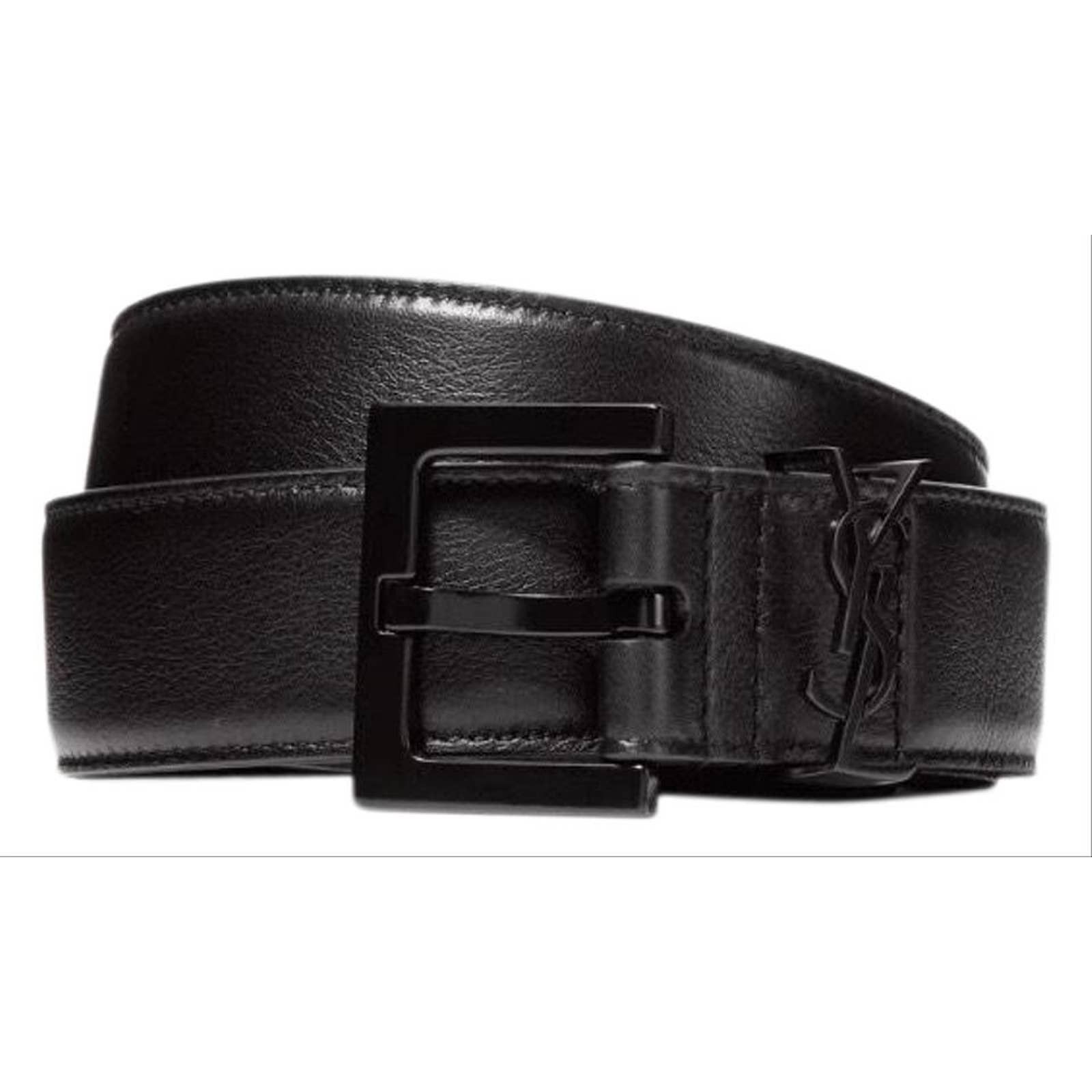 YSL monogram logo belt size 85