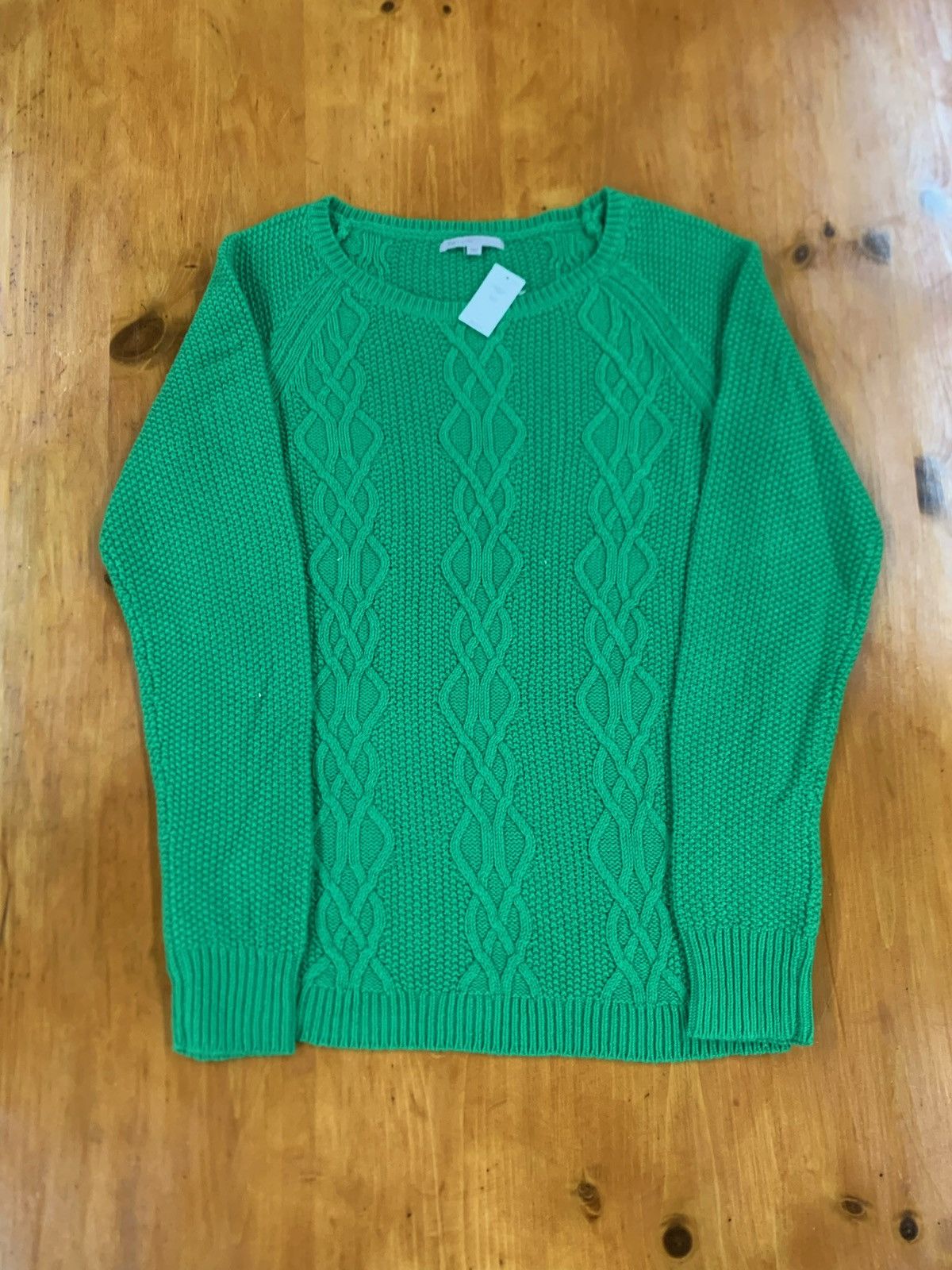 Vintage Gap Green Tendril Vines Knit Sweater Size US L / EU 52-54 / 3 - 1 Preview