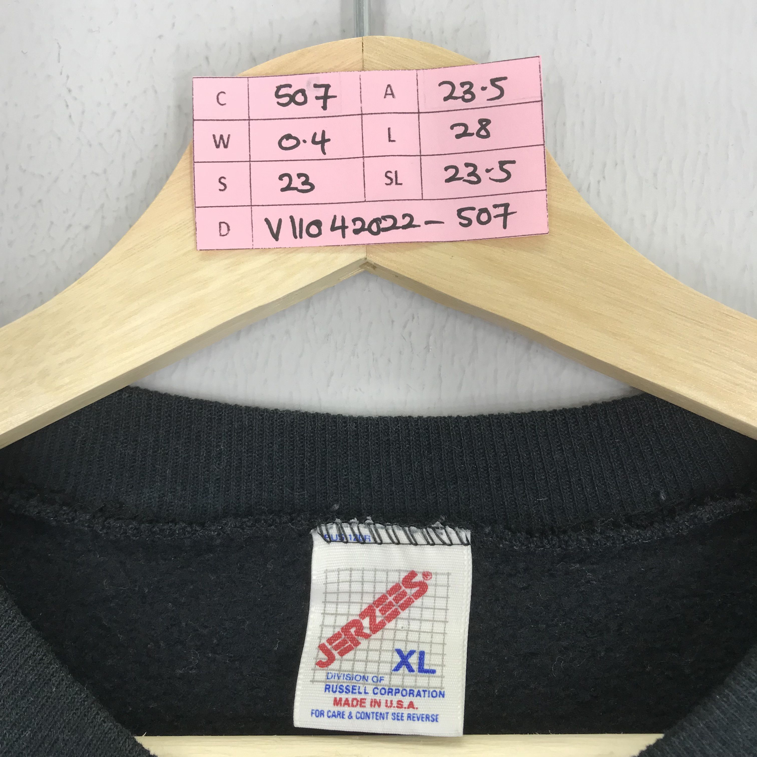 Jerzees Vintage 90s Jerzees Usa Plain Quotes Jerzees Athletic Usa Size US XL / EU 56 / 4 - 7 Thumbnail