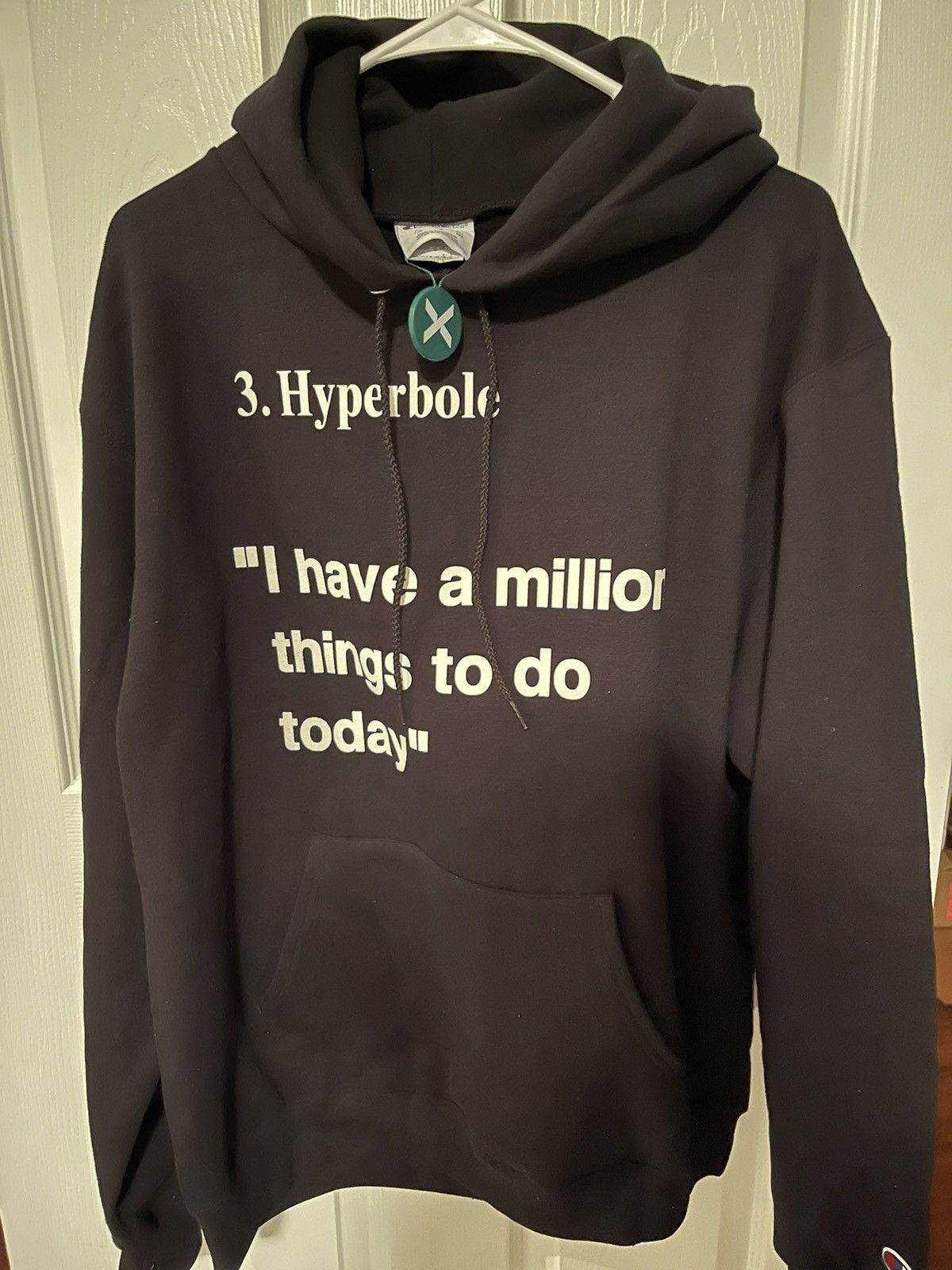 Champion × Virgil Abloh Virgil Abloh x MCA Hyperbole Hoodie(fw19) | Grailed