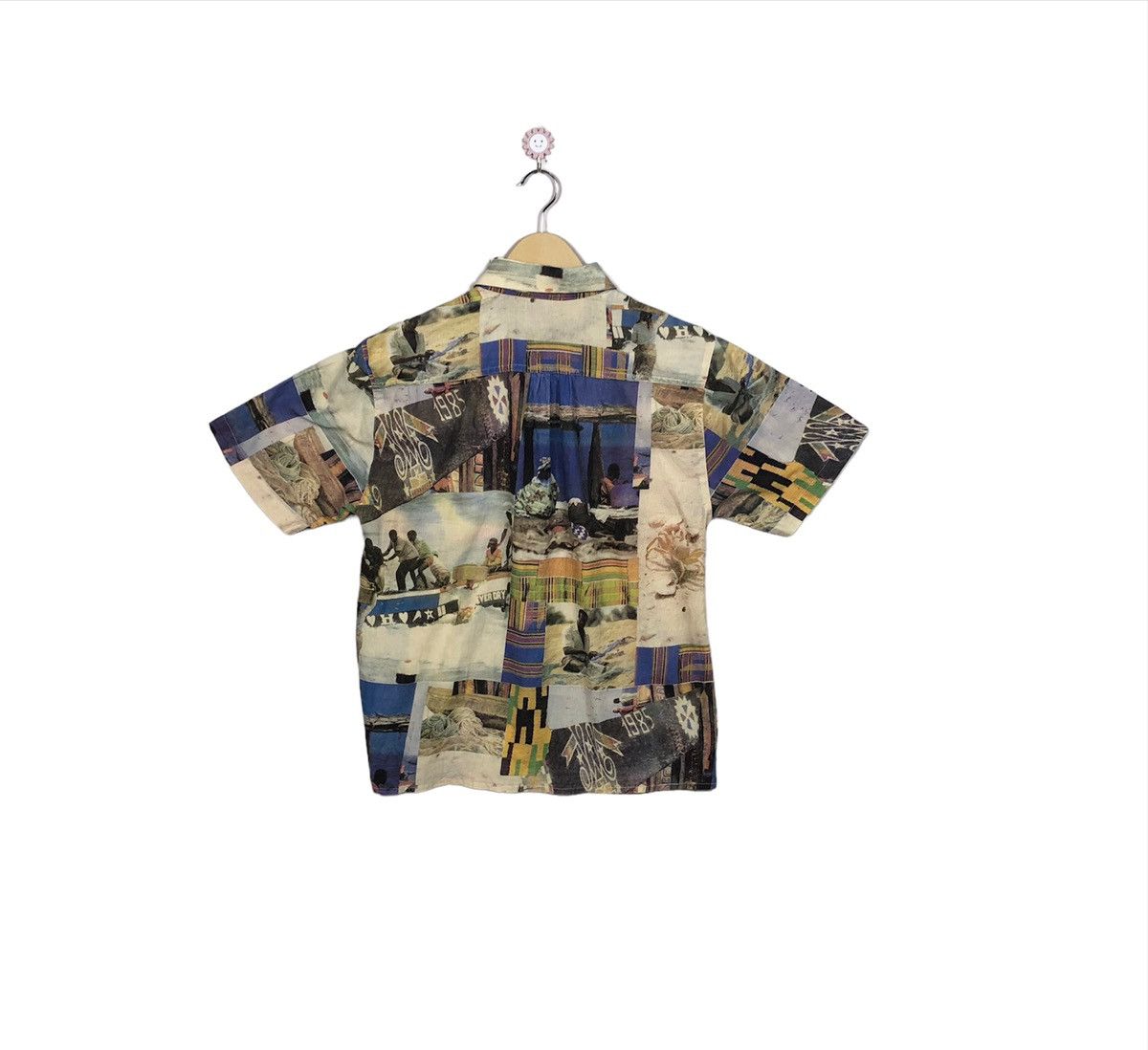 Designer Vintage Art NewBoxer Overprint Shirt Button Size US M / EU 48-50 / 2 - 2 Thumbnail