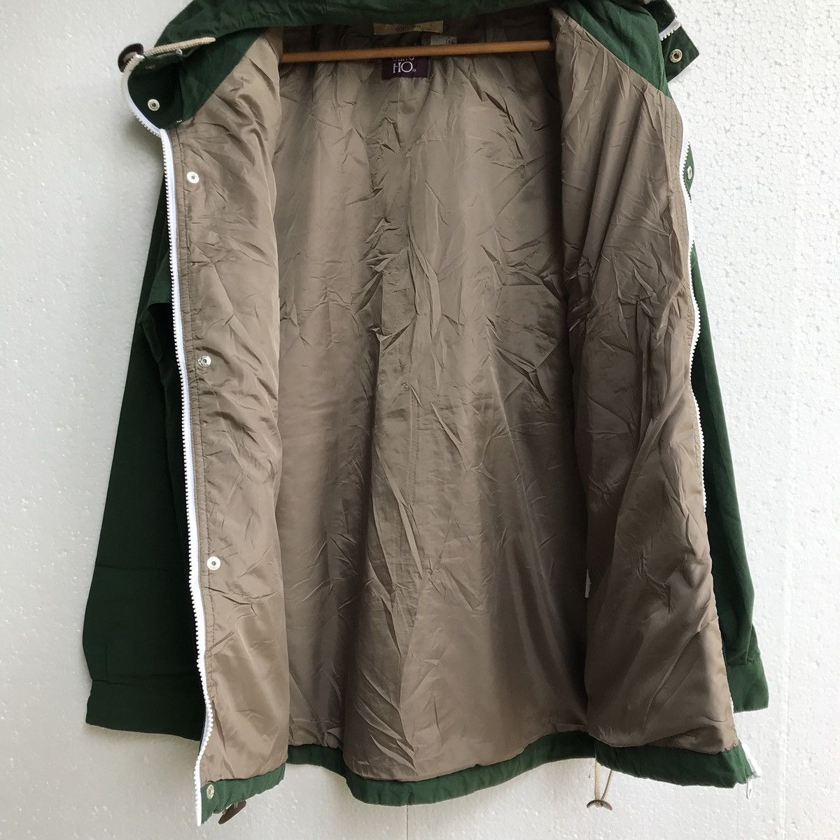 Global Work Gung Ho tactical waxed cotton jacket hoodie zip up Size US L / EU 52-54 / 3 - 5 Thumbnail