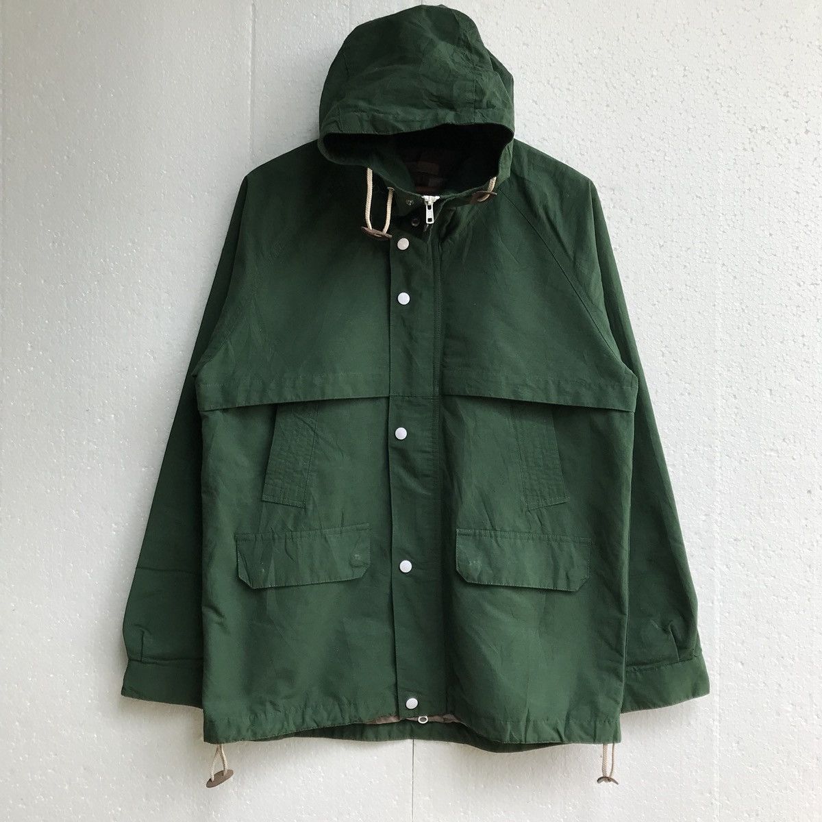 Global Work Gung Ho tactical waxed cotton jacket hoodie zip up Size US L / EU 52-54 / 3 - 1 Thumbnail