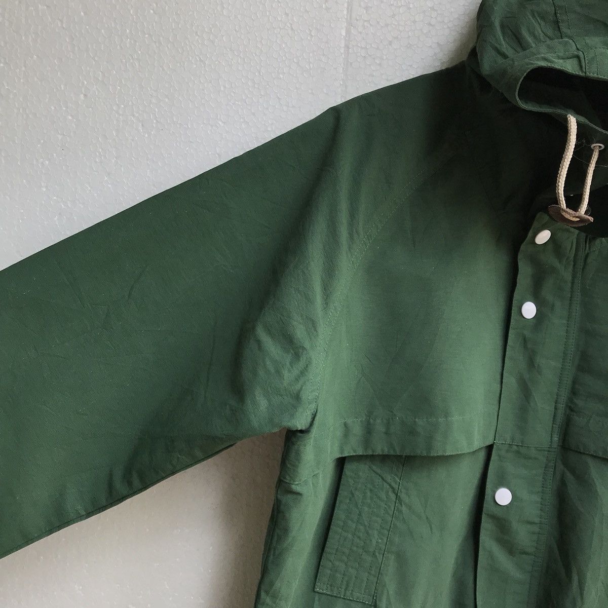 Global Work Gung Ho tactical waxed cotton jacket hoodie zip up Size US L / EU 52-54 / 3 - 4 Thumbnail