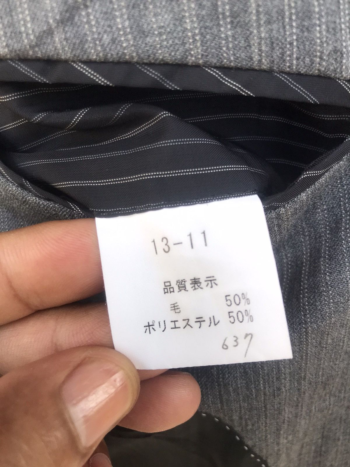 Tete Homme Designer Tete Homme Issey Miyake Suit Jacket Size US S / EU 44-46 / 1 - 11 Thumbnail