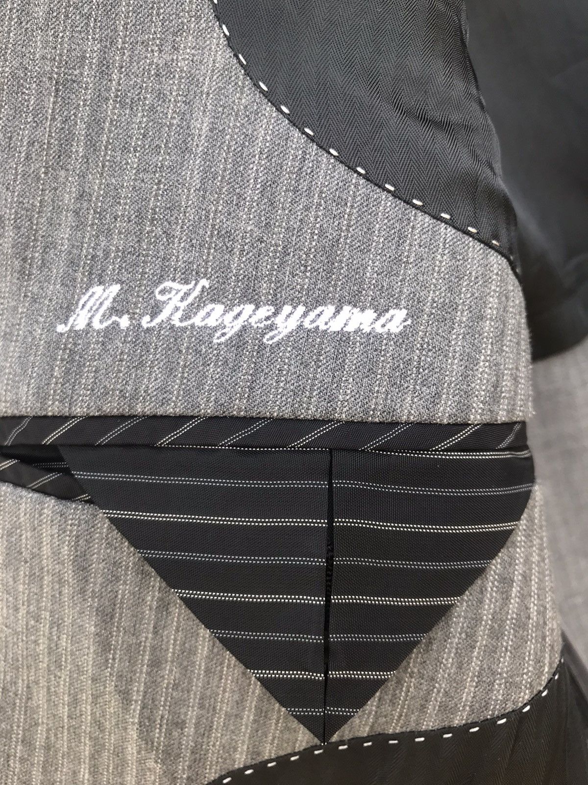 Tete Homme Designer Tete Homme Issey Miyake Suit Jacket Size US S / EU 44-46 / 1 - 10 Thumbnail
