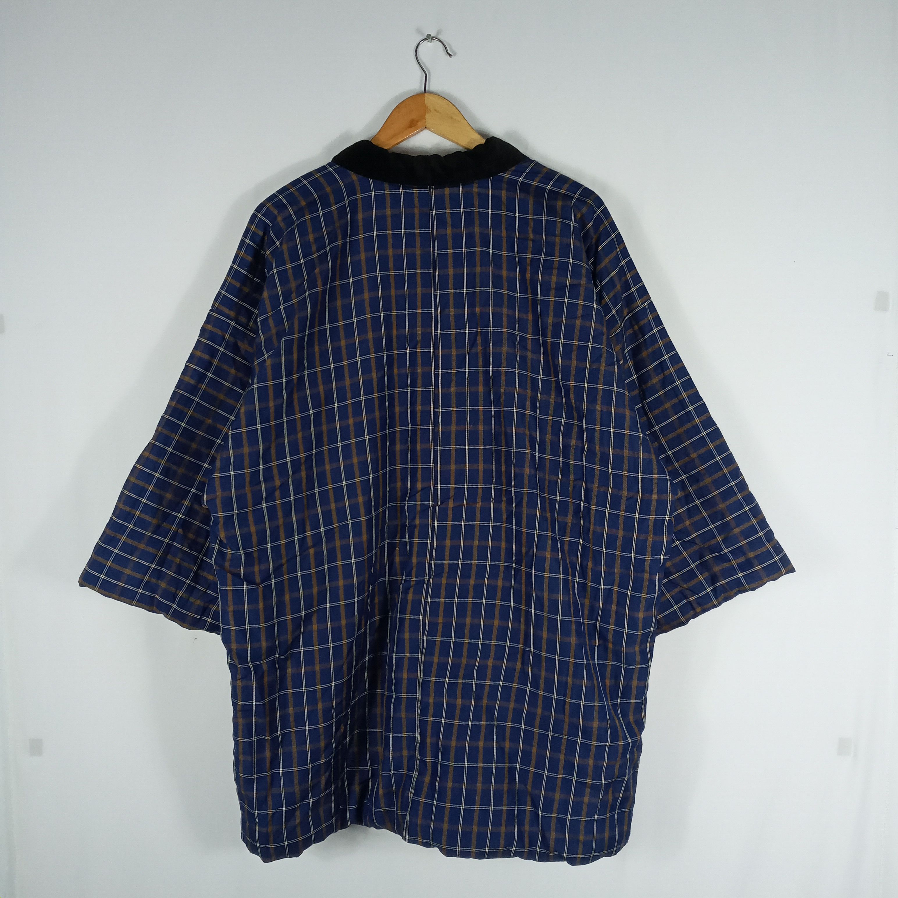 Japanese Brand × Vintage Vintage Japanese Kimono Blue Colour Fullprint Design Size US M / EU 48-50 / 2 - 2 Thumbnail