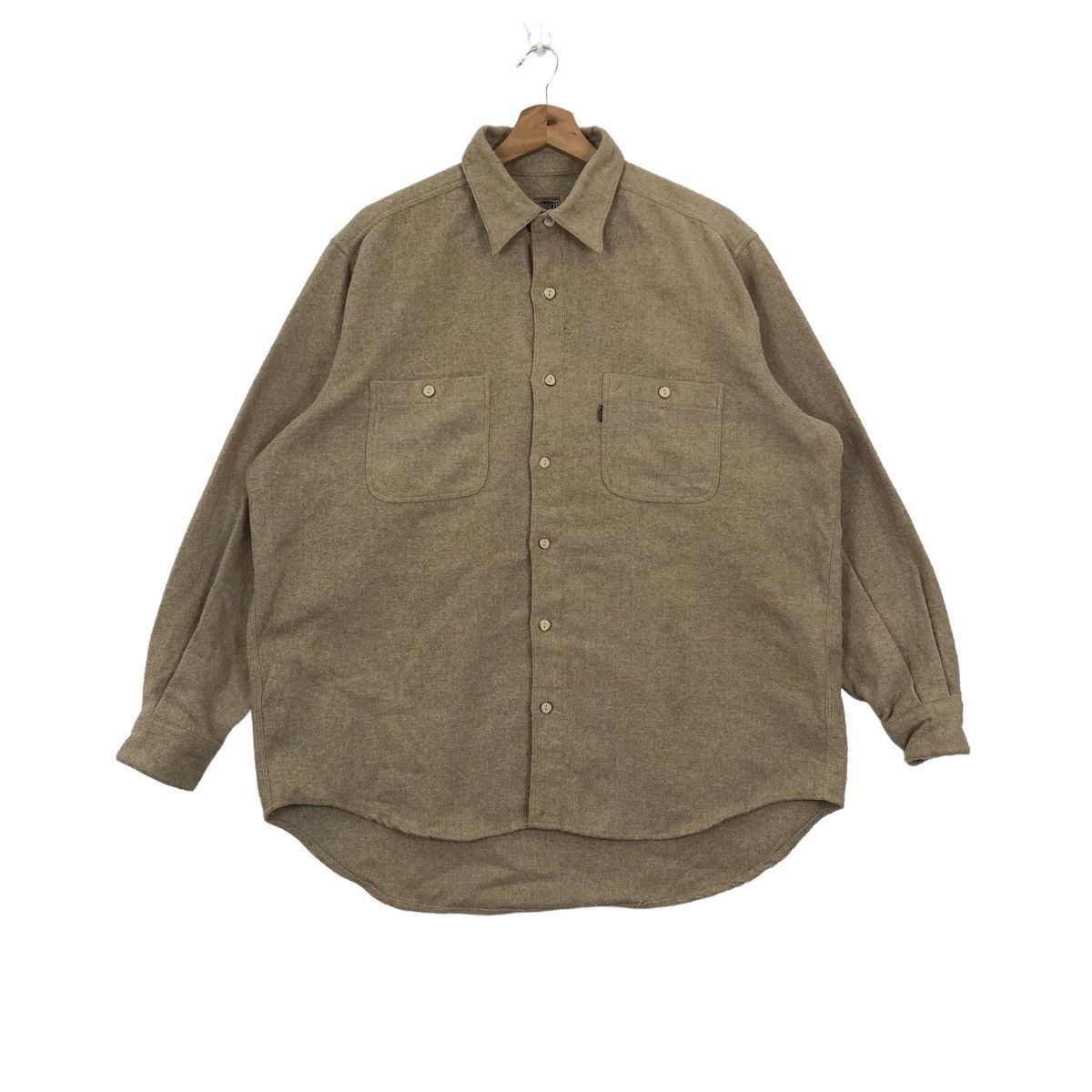 Vintage AMERICAN SPORTSWEAR BASCO Ny Wool Western Shirt
