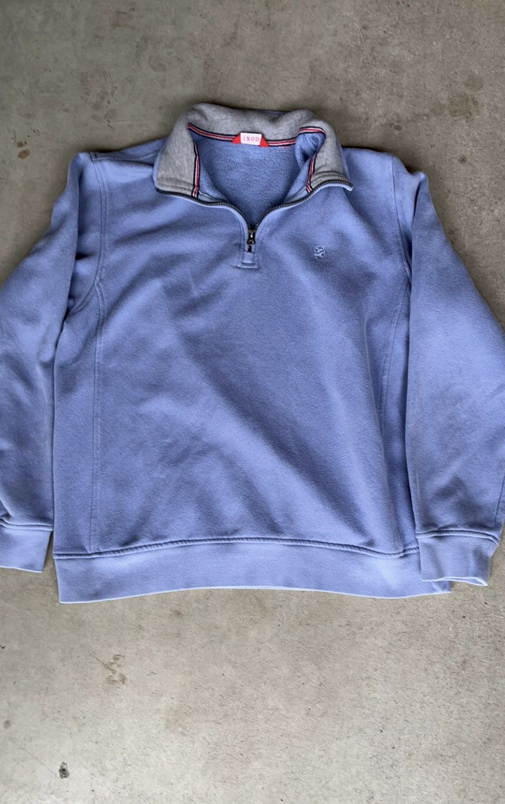 Pull Quarter-zip IZOD Performance Homme - Taille L - Gris - Neuf Sans étiquettes