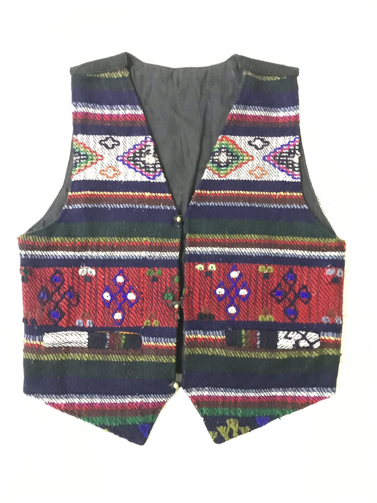 Vintage Handmade Aztec Native Nepal Waistcoat/Vest