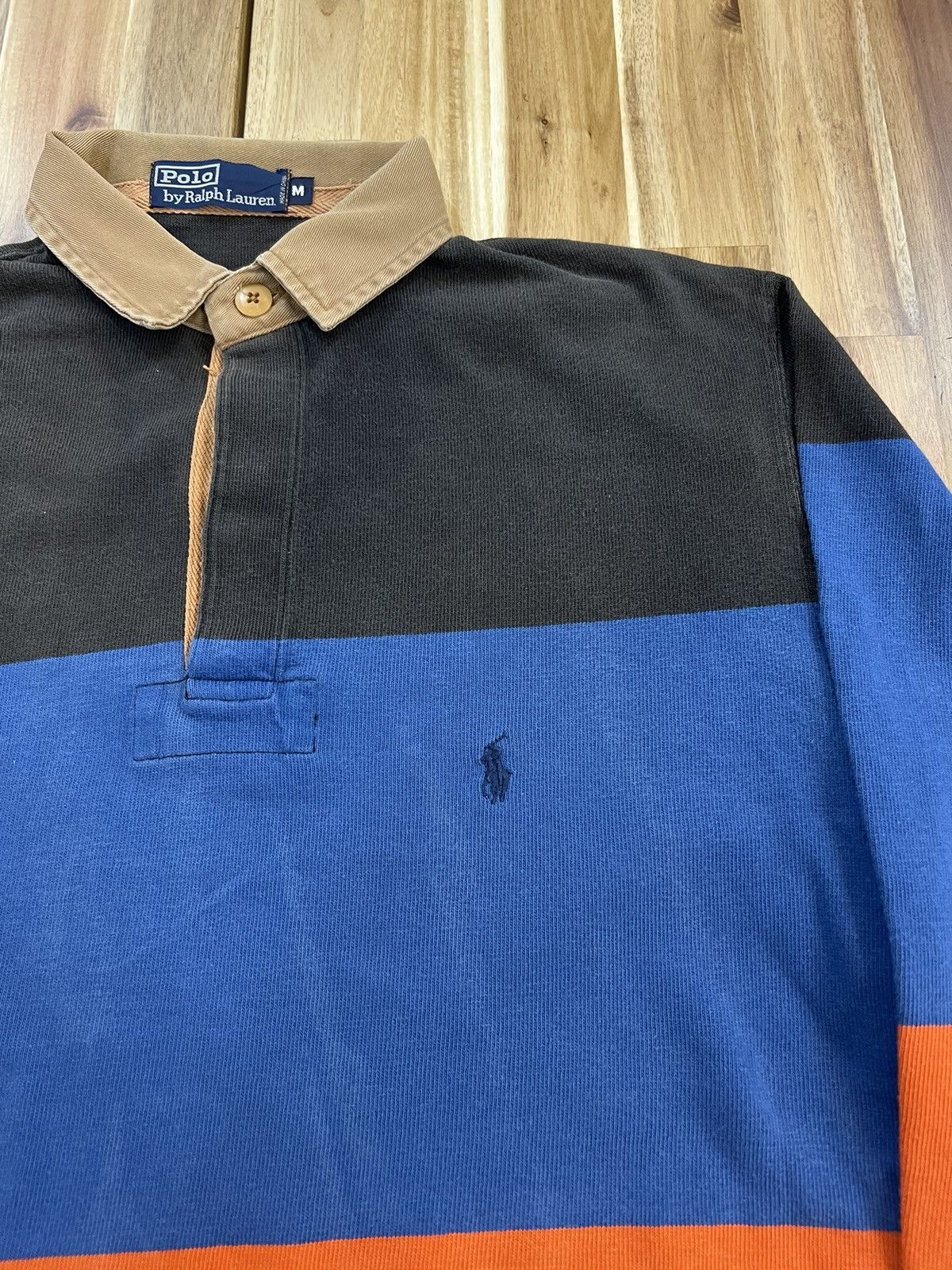 Polo Ralph Lauren × Vintage Polo Ralph Lauren Rugby Shirts Size US M / EU 48-50 / 2 - 2 Thumbnail