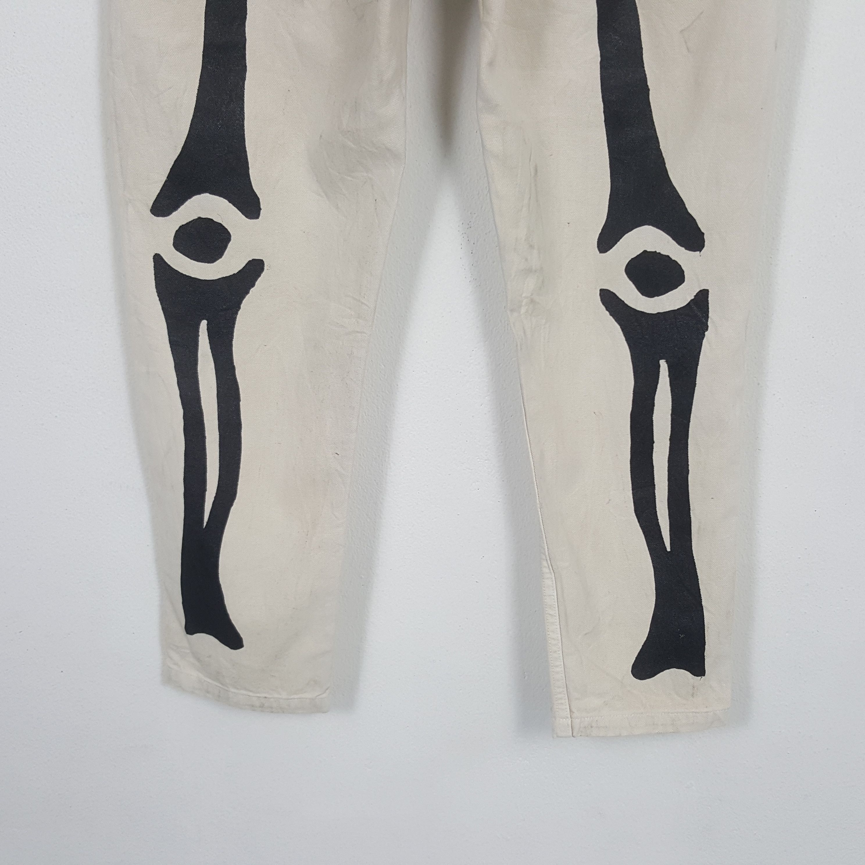Kapital × Vintage Vintage Kapital Skull Skeleton Art Pants Size US 36 / EU 52 - 3 Thumbnail