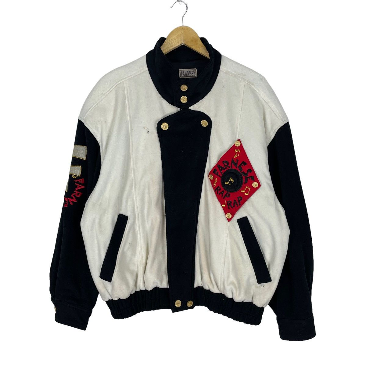 Art Comes First ❄️FARNESE ART BOMBER GOLD BUTTON JACKET Size US XL / EU 56 / 4 - 2 Thumbnail