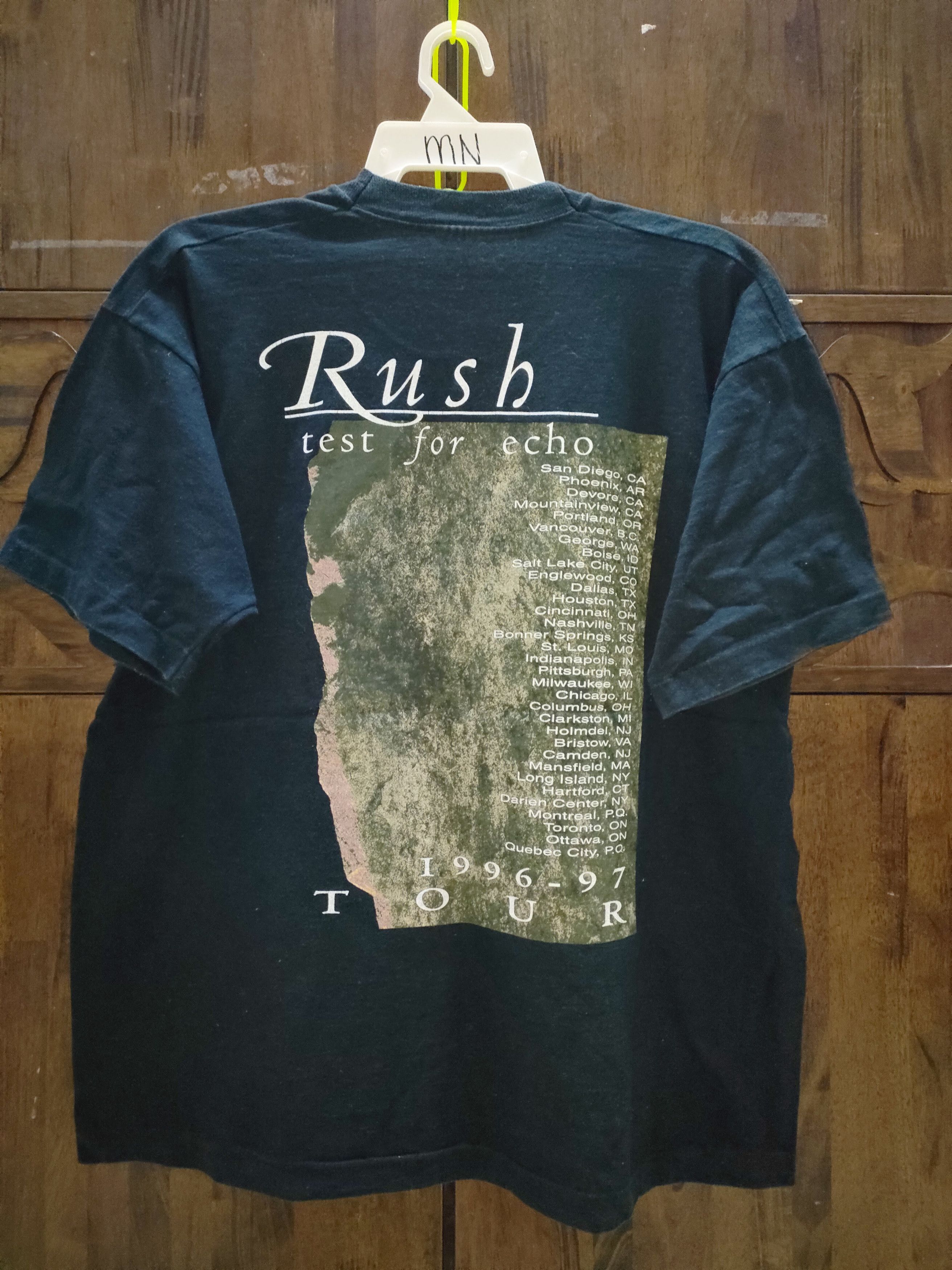Other Vintage Music Band Rush Rock Tee Size US XL / EU 56 / 4 - 2 Thumbnail