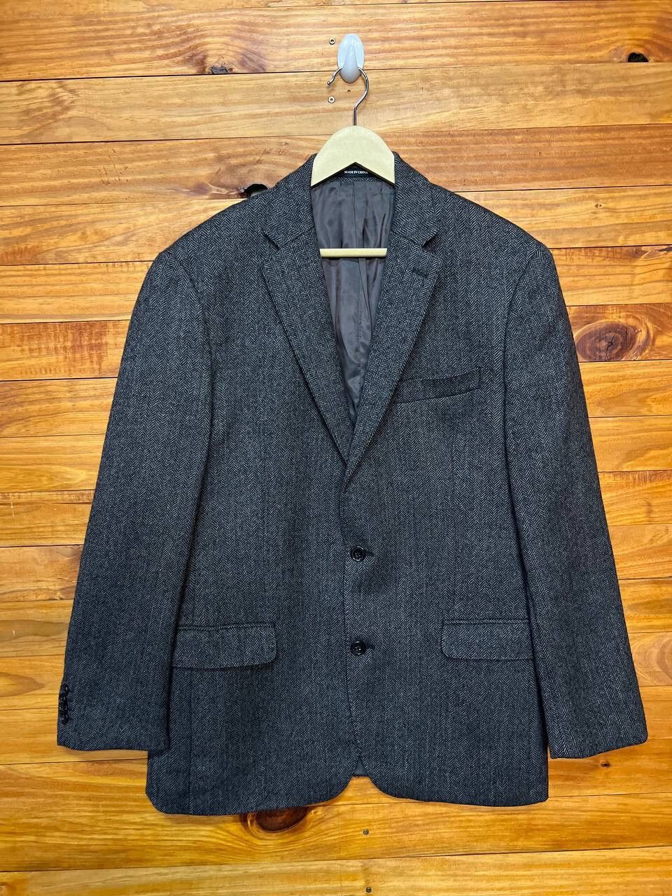 Ralph Lauren RALPH LAUREN WOOL BLAZER SLIM FISHBONE Size 40L - 1 Thumbnail