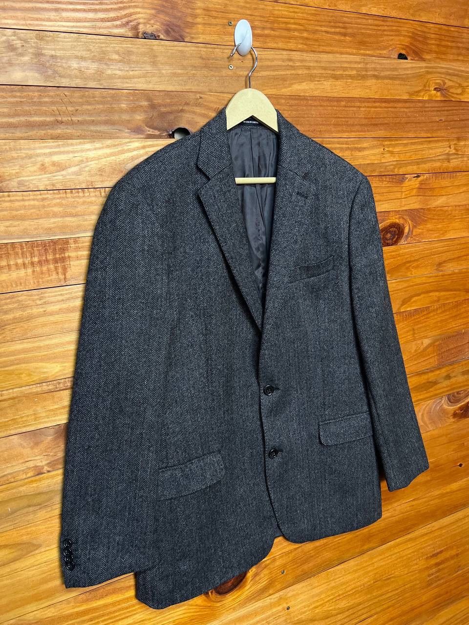 Ralph Lauren RALPH LAUREN WOOL BLAZER SLIM FISHBONE Size 40L - 2 Thumbnail