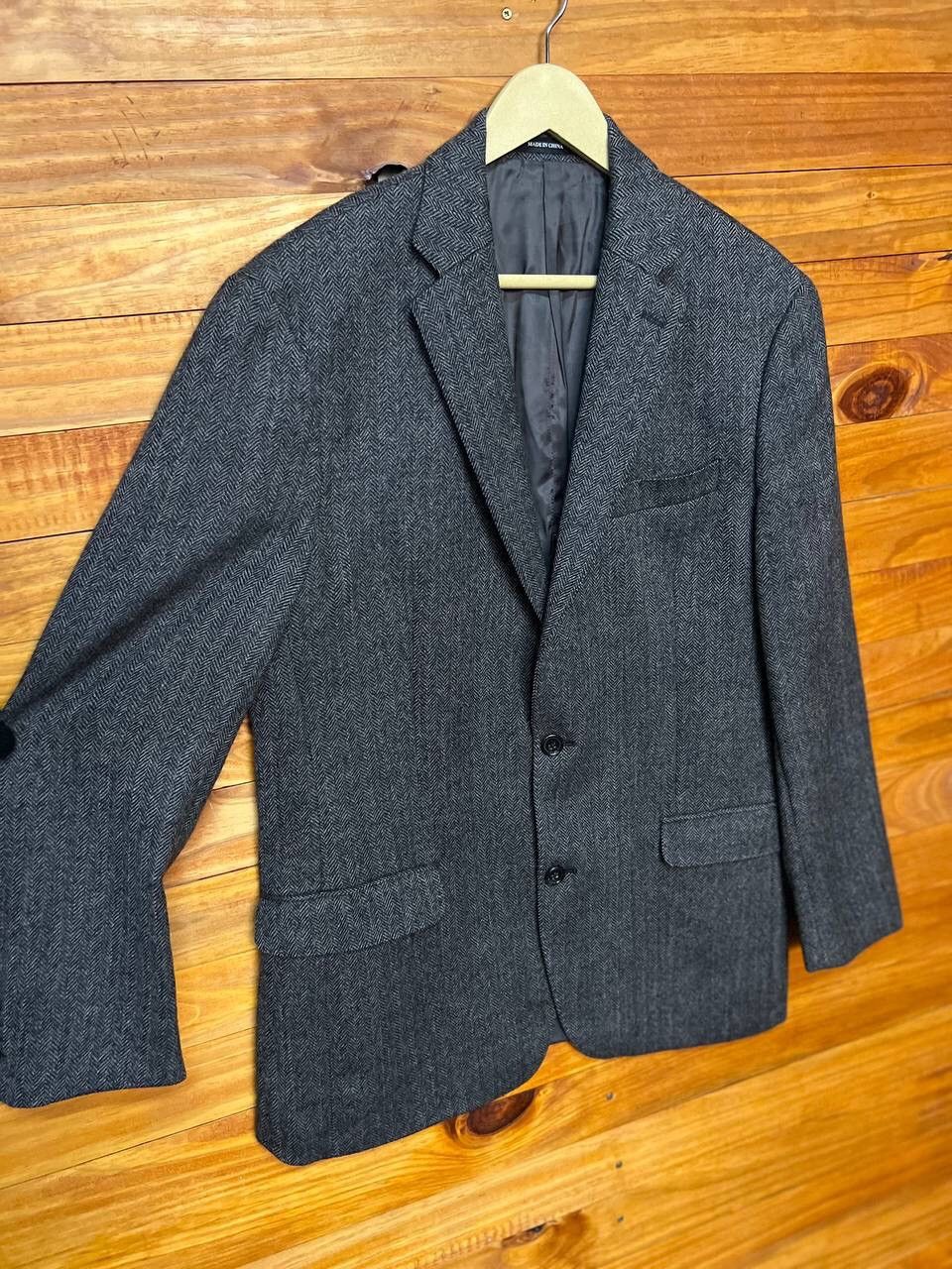 Ralph Lauren RALPH LAUREN WOOL BLAZER SLIM FISHBONE Size 40L - 5 Thumbnail