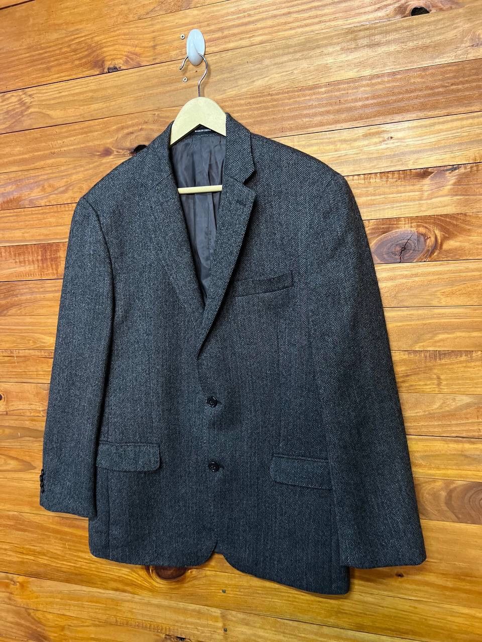 Ralph Lauren RALPH LAUREN WOOL BLAZER SLIM FISHBONE Size 40L - 3 Thumbnail