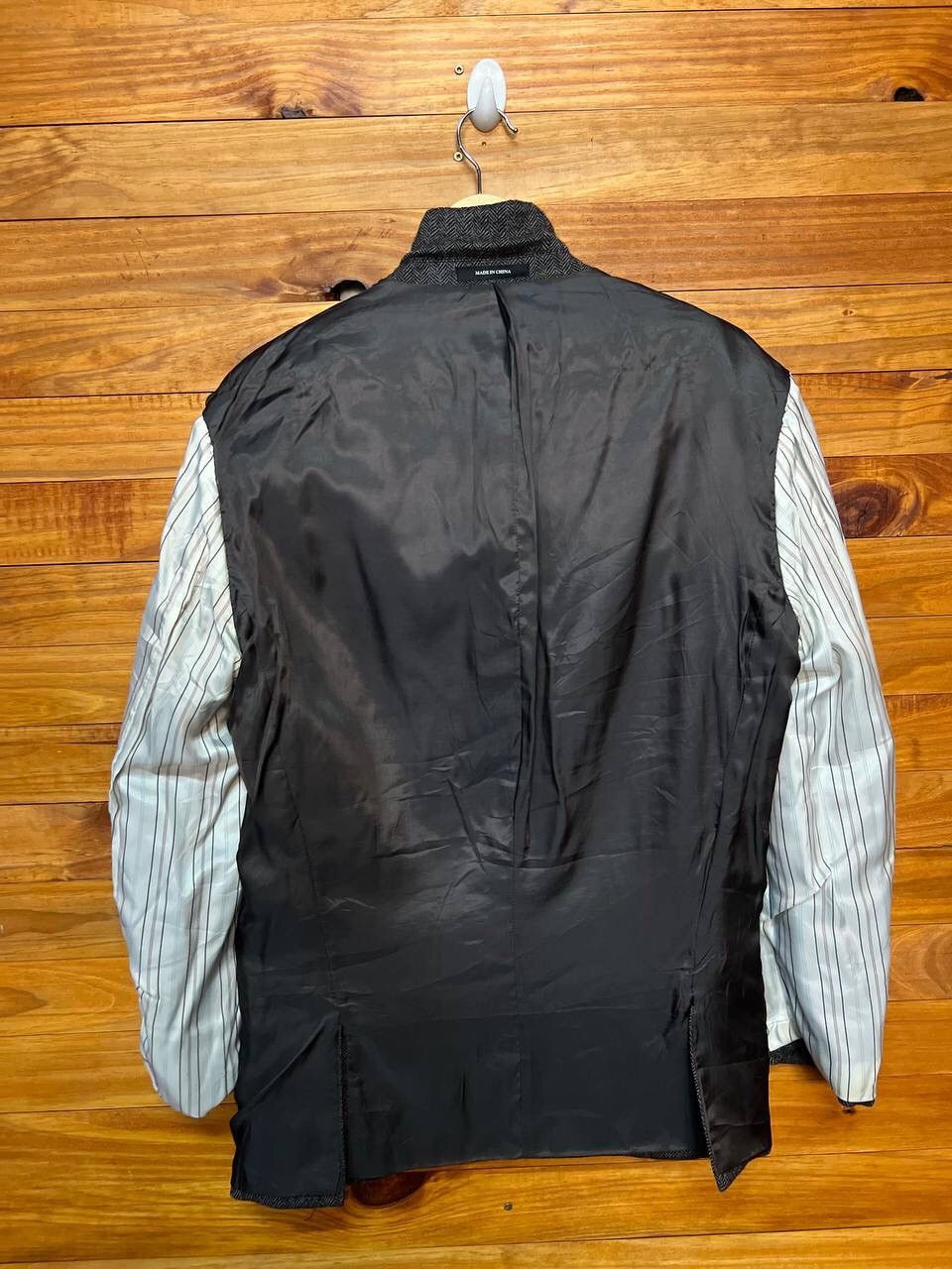 Ralph Lauren RALPH LAUREN WOOL BLAZER SLIM FISHBONE Size 40L - 14 Thumbnail