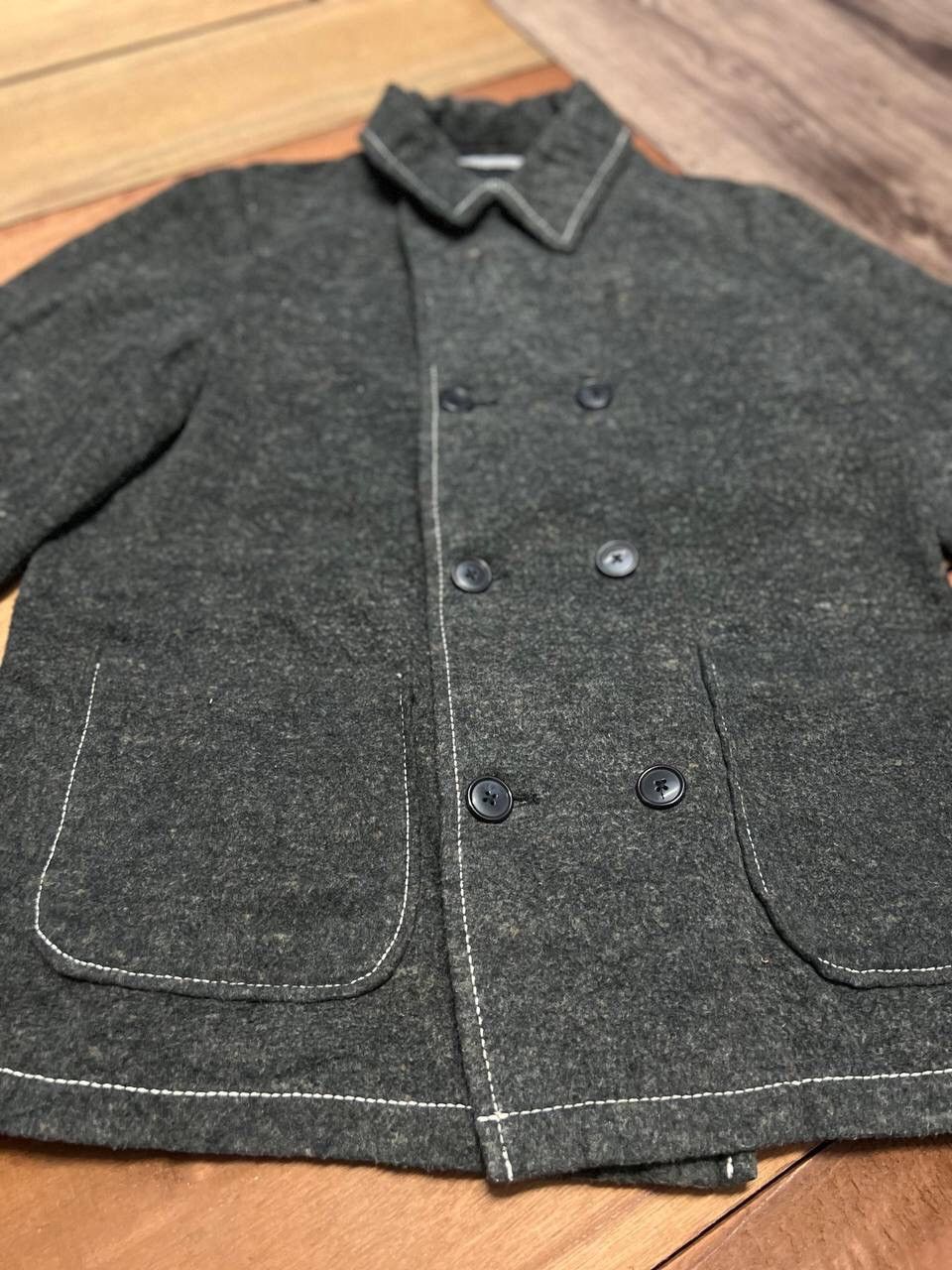 Japanese Brand CHASE SLOUCHIN DOUBLEBREAST WOOL JACKET Size US M / EU 48-50 / 2 - 2 Thumbnail