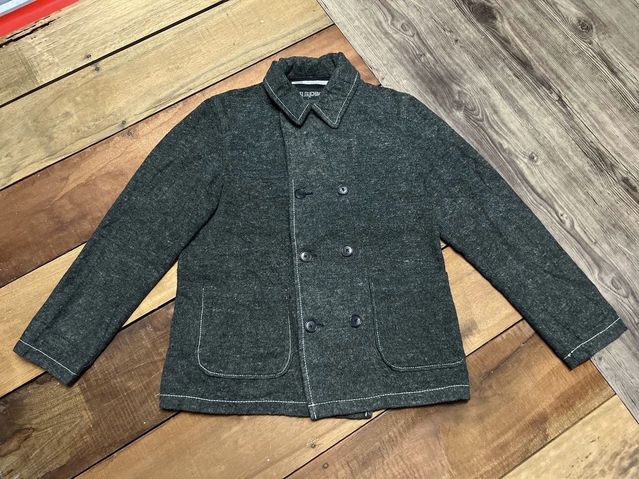 Japanese Brand CHASE SLOUCHIN DOUBLEBREAST WOOL JACKET Size US M / EU 48-50 / 2 - 1 Thumbnail