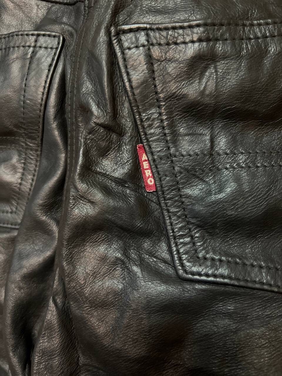 Genuine Leather VINTAGE AERO LEATHER PANTS SIZE 30 Size US 30 / EU 46 - 9 Thumbnail