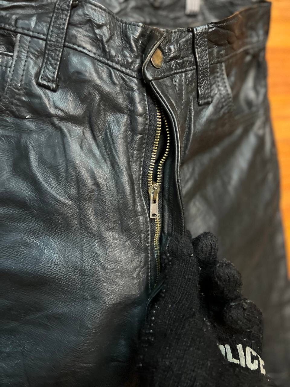 Genuine Leather VINTAGE AERO LEATHER PANTS SIZE 30 Size US 30 / EU 46 - 5 Thumbnail