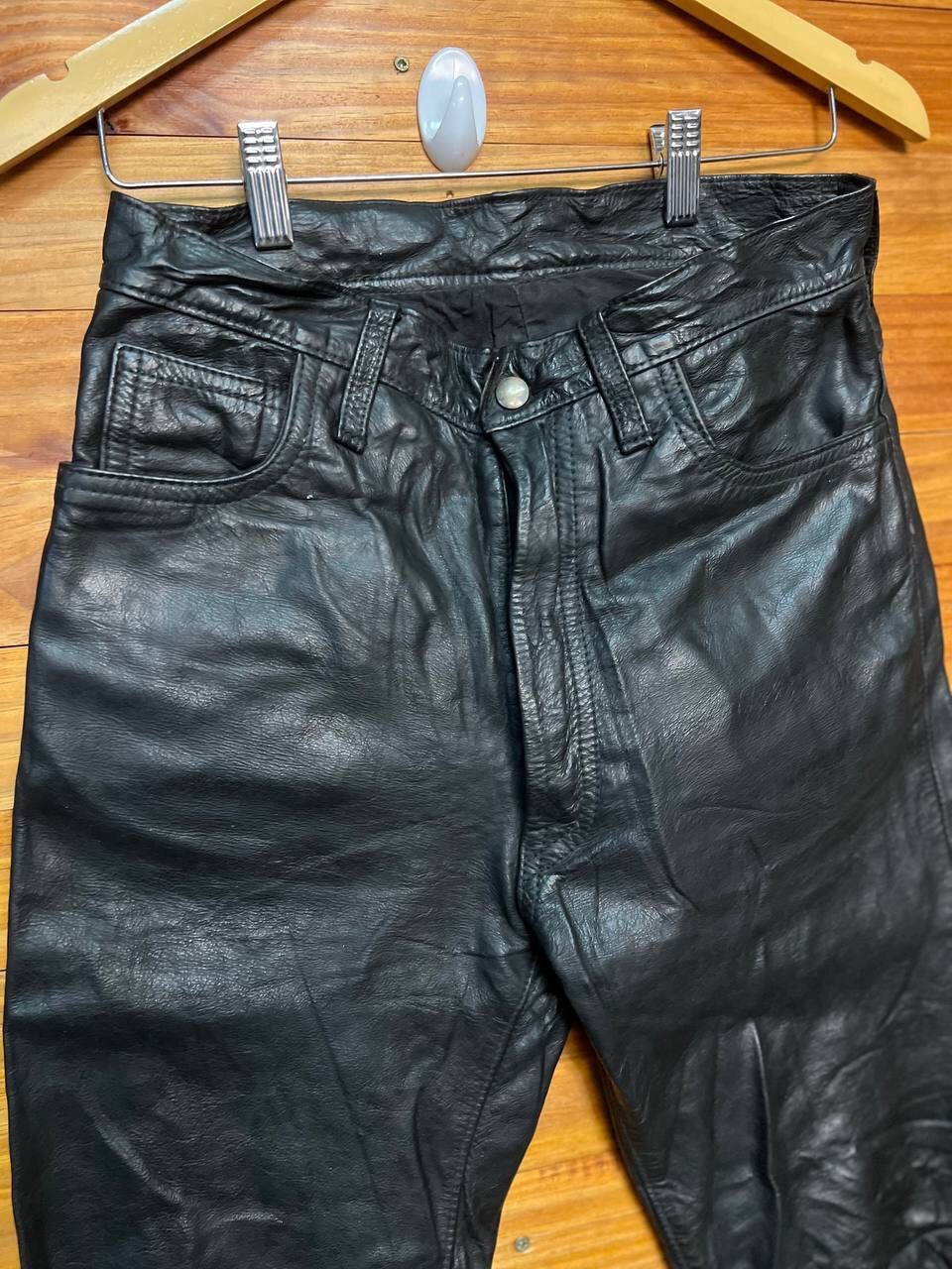 Genuine Leather VINTAGE AERO LEATHER PANTS SIZE 30 Size US 30 / EU 46 - 4 Thumbnail