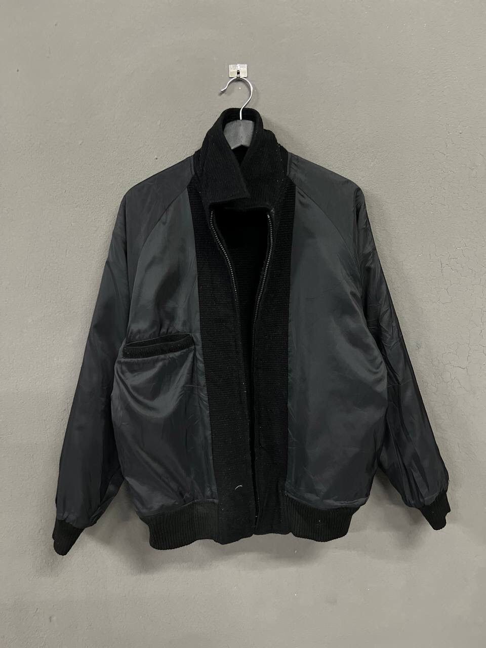 Japanese Brand BOMBER JACKET IN WOOL Size US L / EU 52-54 / 3 - 8 Thumbnail
