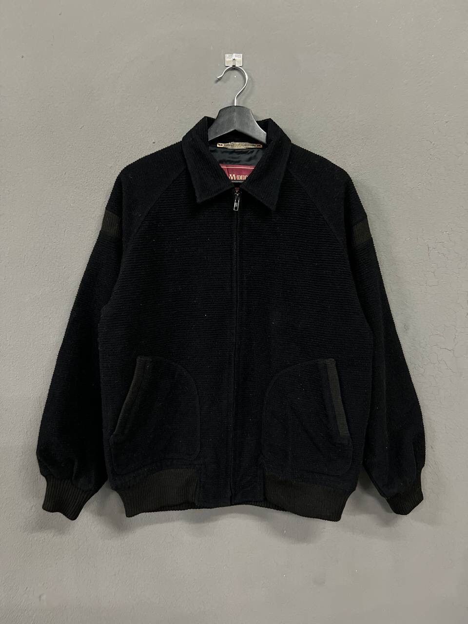 Japanese Brand BOMBER JACKET IN WOOL Size US L / EU 52-54 / 3 - 1 Thumbnail