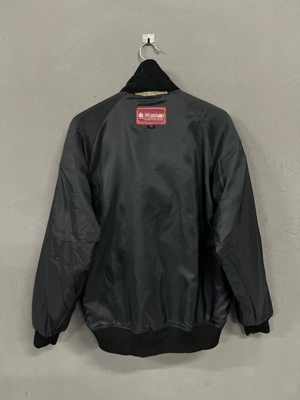 Japanese Brand BOMBER JACKET IN WOOL Size US L / EU 52-54 / 3 - 9 Thumbnail