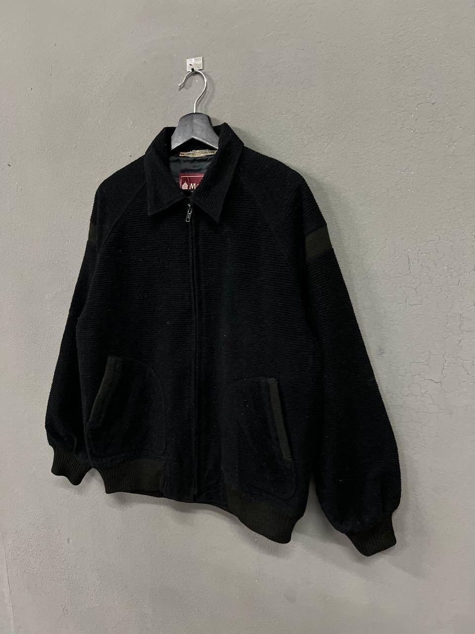 Japanese Brand BOMBER JACKET IN WOOL Size US L / EU 52-54 / 3 - 3 Thumbnail