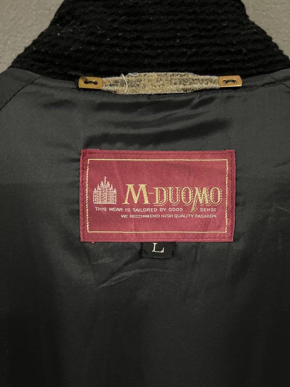 Japanese Brand BOMBER JACKET IN WOOL Size US L / EU 52-54 / 3 - 10 Thumbnail