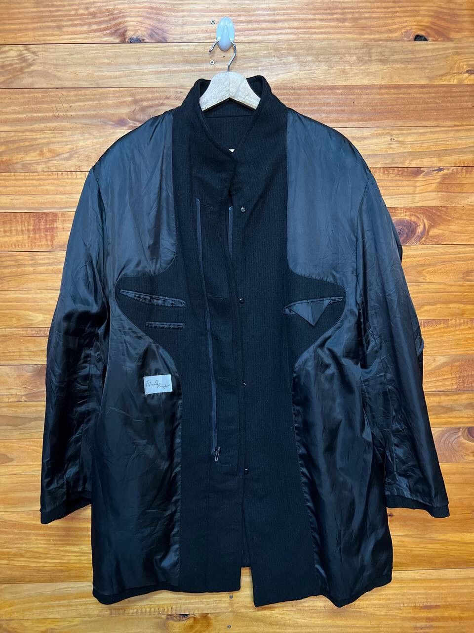 Japanese Brand MAC MAYER HOUNDSTOOTH HAIR LONG JACKET Size US L / EU 52-54 / 3 - 14 Thumbnail