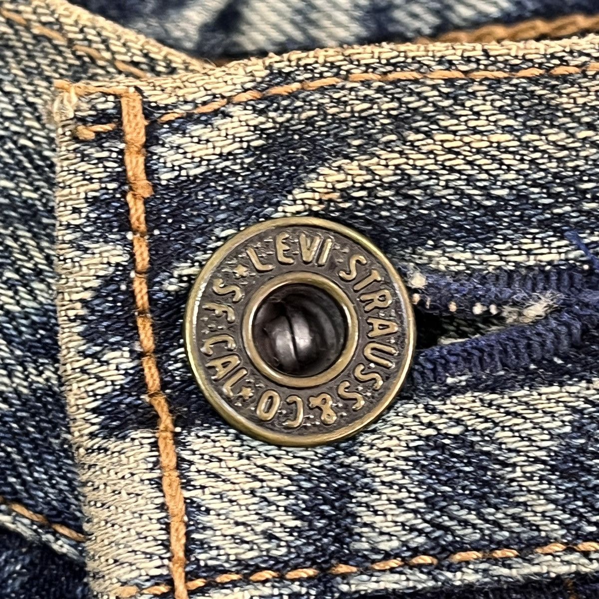 Levi's Levis 503 Vintage 1999 Old Thrashed Made In Japan Size US 33 - 6 Thumbnail