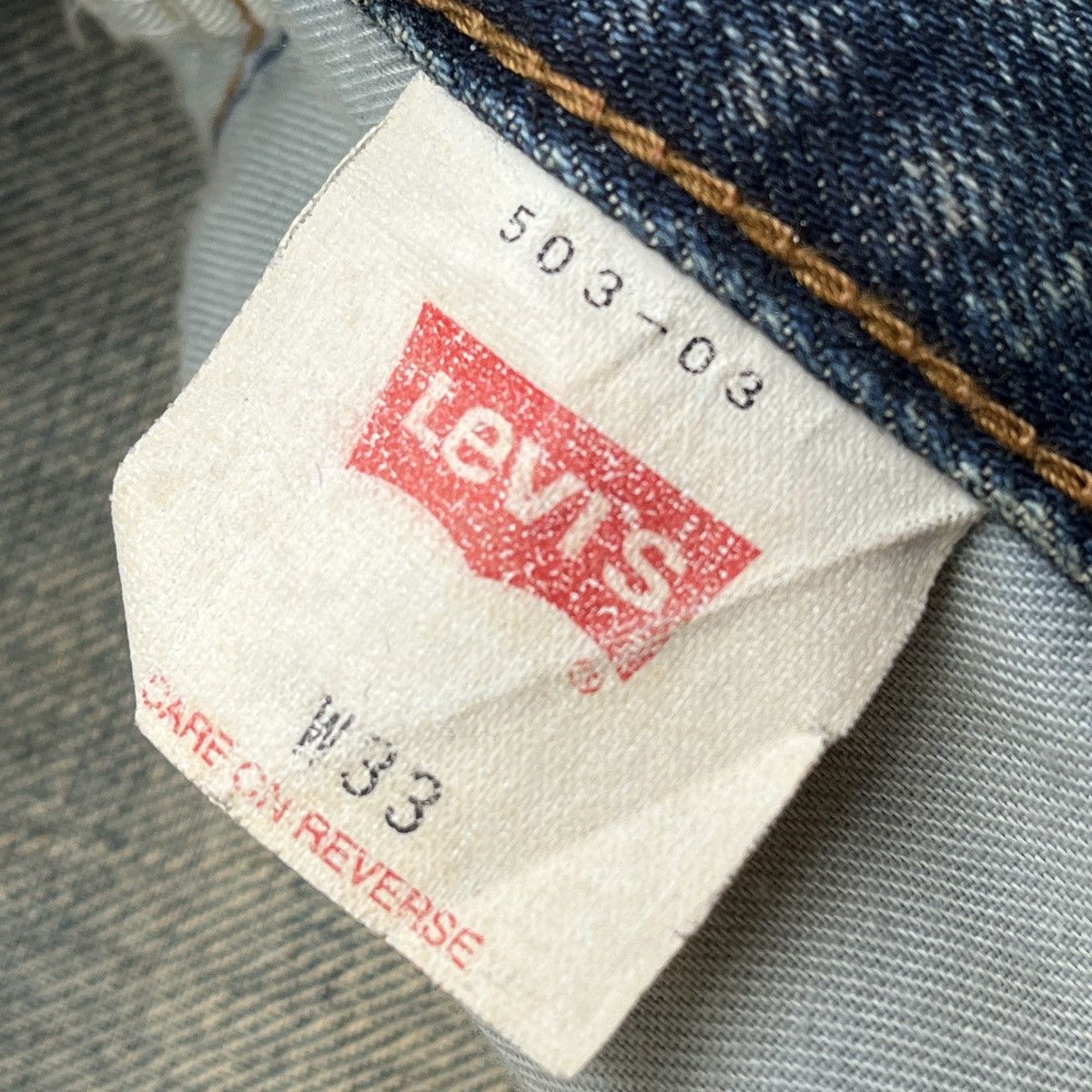 Levi's Levis 503 Vintage 1999 Old Thrashed Made In Japan Size US 33 - 8 Thumbnail