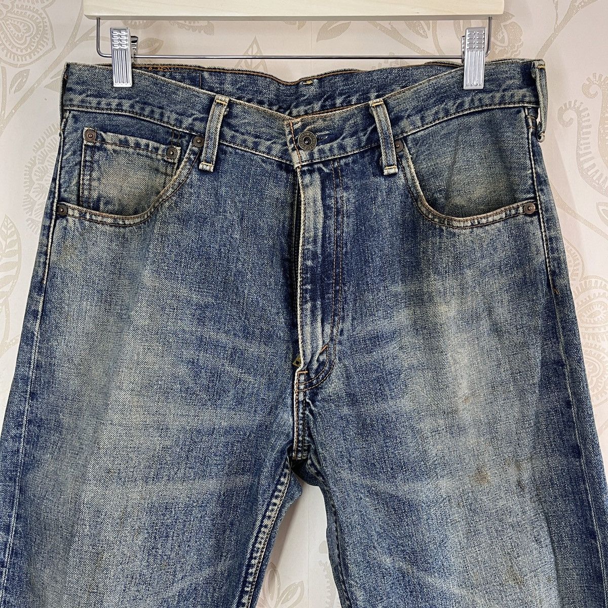 Levi's Levis 503 Vintage 1999 Old Thrashed Made In Japan Size US 33 - 5 Thumbnail