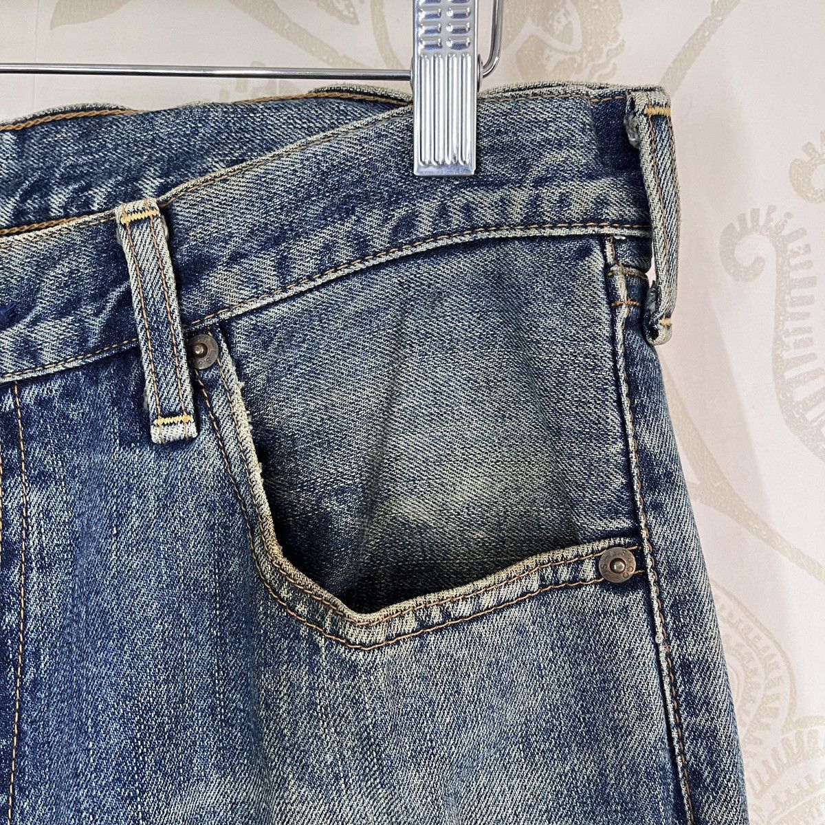 Levi's Levis 503 Vintage 1999 Old Thrashed Made In Japan Size US 33 - 11 Thumbnail