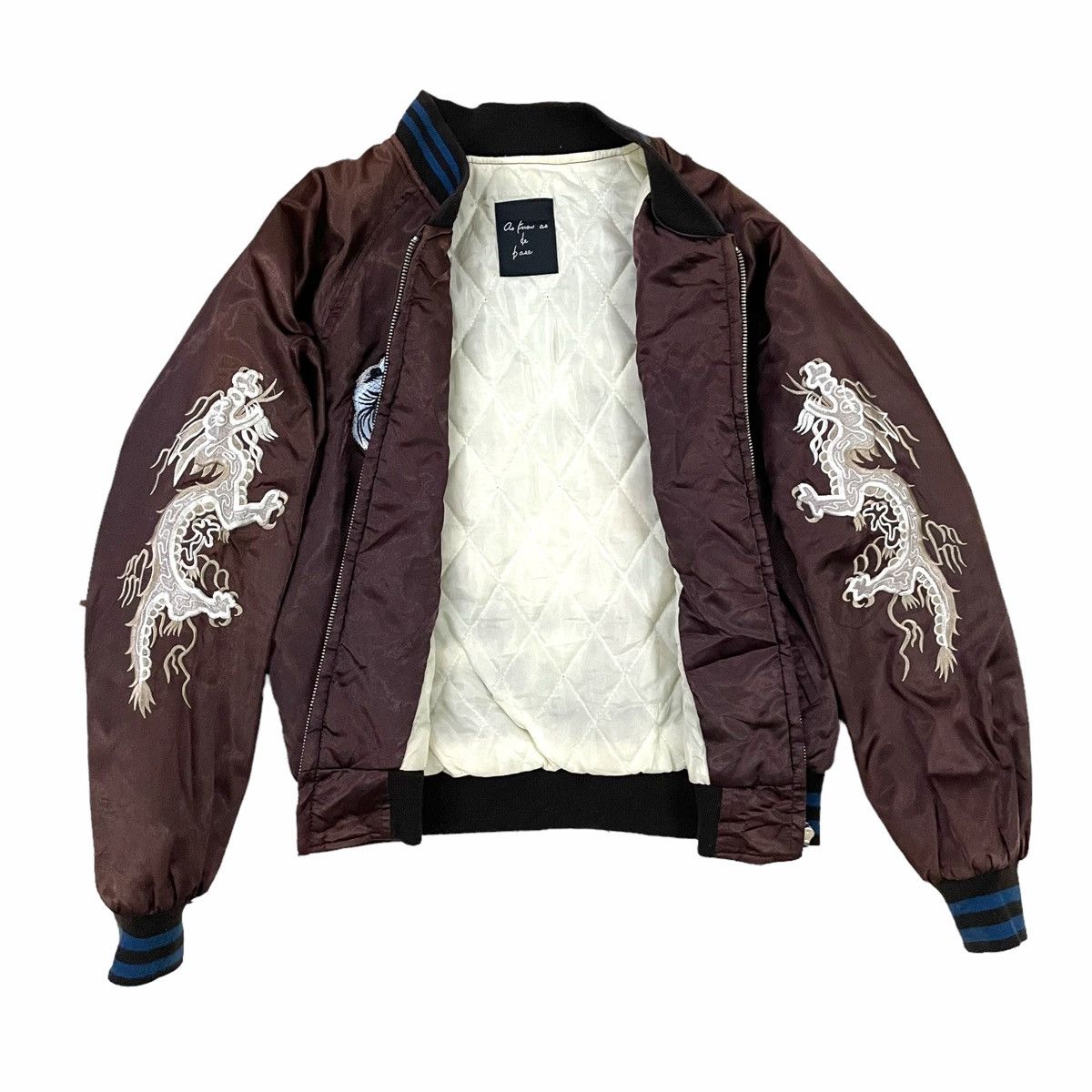 Japanese Brand 💥ASKNOWAS SUKAJAN SOUVENIR TIGER EMBROIDERED JACKET Size US S / EU 44-46 / 1 - 11 Thumbnail