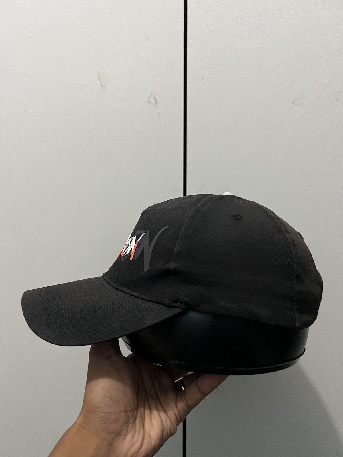 Vintage Snap On Black Hat Size ONE SIZE - 3 Thumbnail