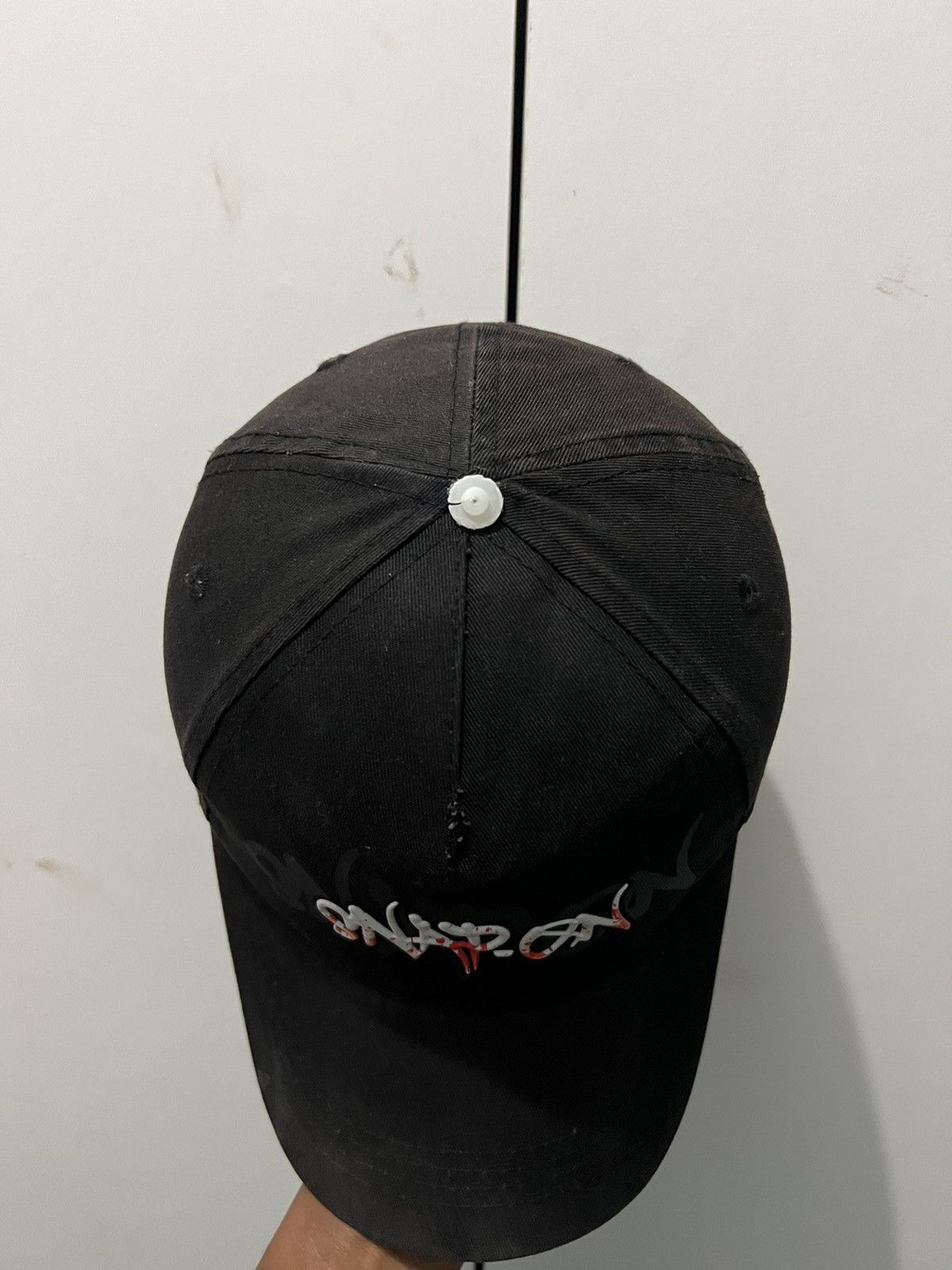 Vintage Snap On Black Hat Size ONE SIZE - 6 Thumbnail