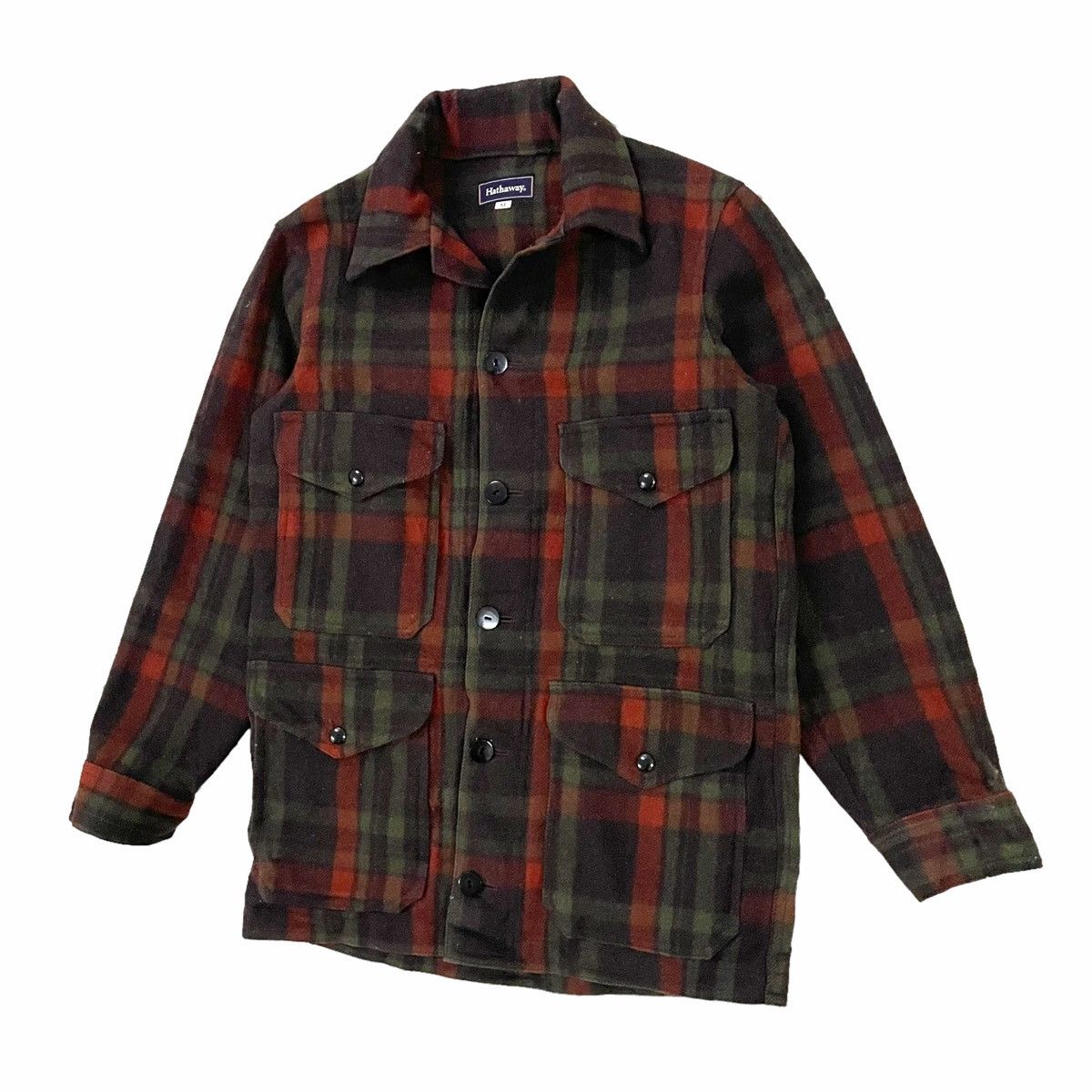 Japanese Brand × Vintage 💥 Hathaway Mackinaw Wool Cruiser Inspired Filson Jacket Size US M / EU 48-50 / 2 - 8 Thumbnail