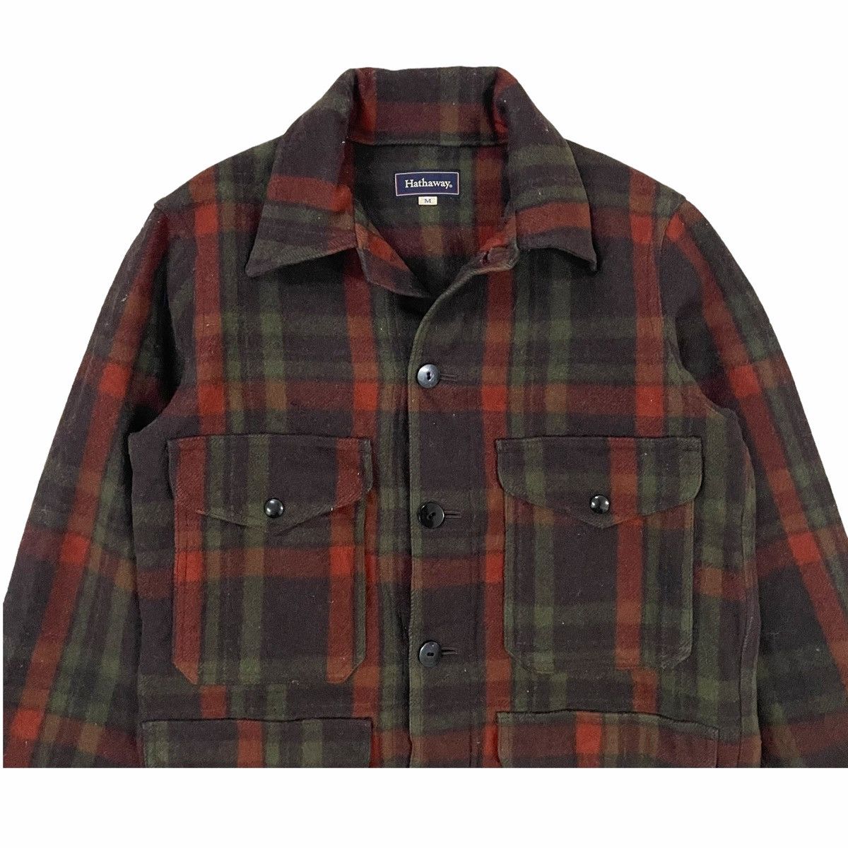 Japanese Brand × Vintage 💥 Hathaway Mackinaw Wool Cruiser Inspired Filson Jacket Size US M / EU 48-50 / 2 - 4 Thumbnail