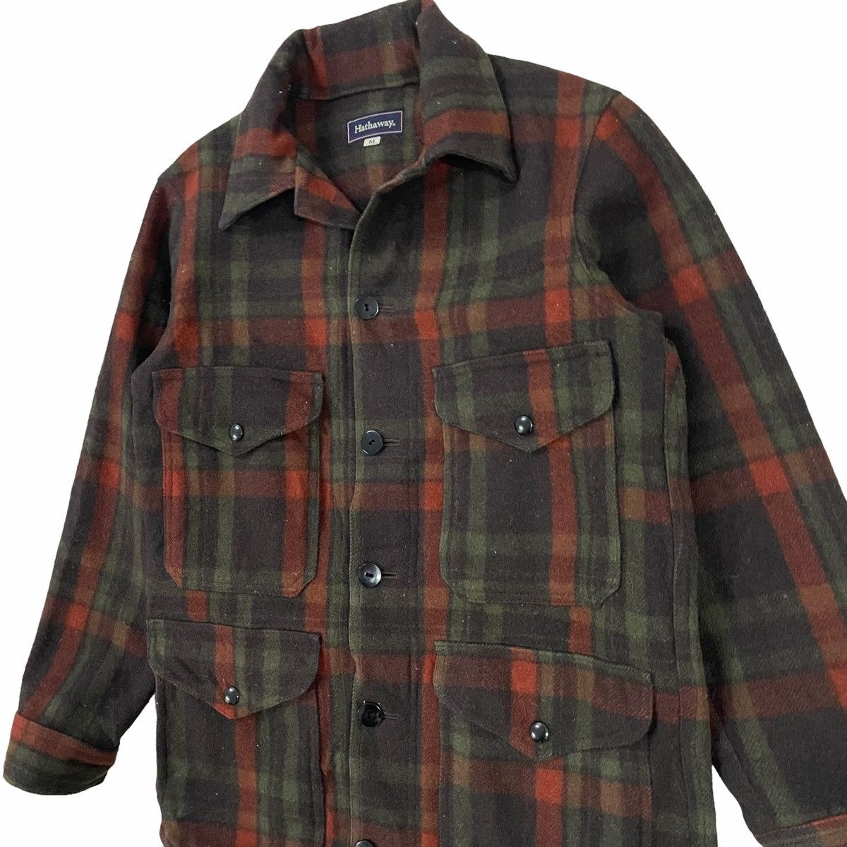 Japanese Brand × Vintage 💥 Hathaway Mackinaw Wool Cruiser Inspired Filson Jacket Size US M / EU 48-50 / 2 - 6 Thumbnail