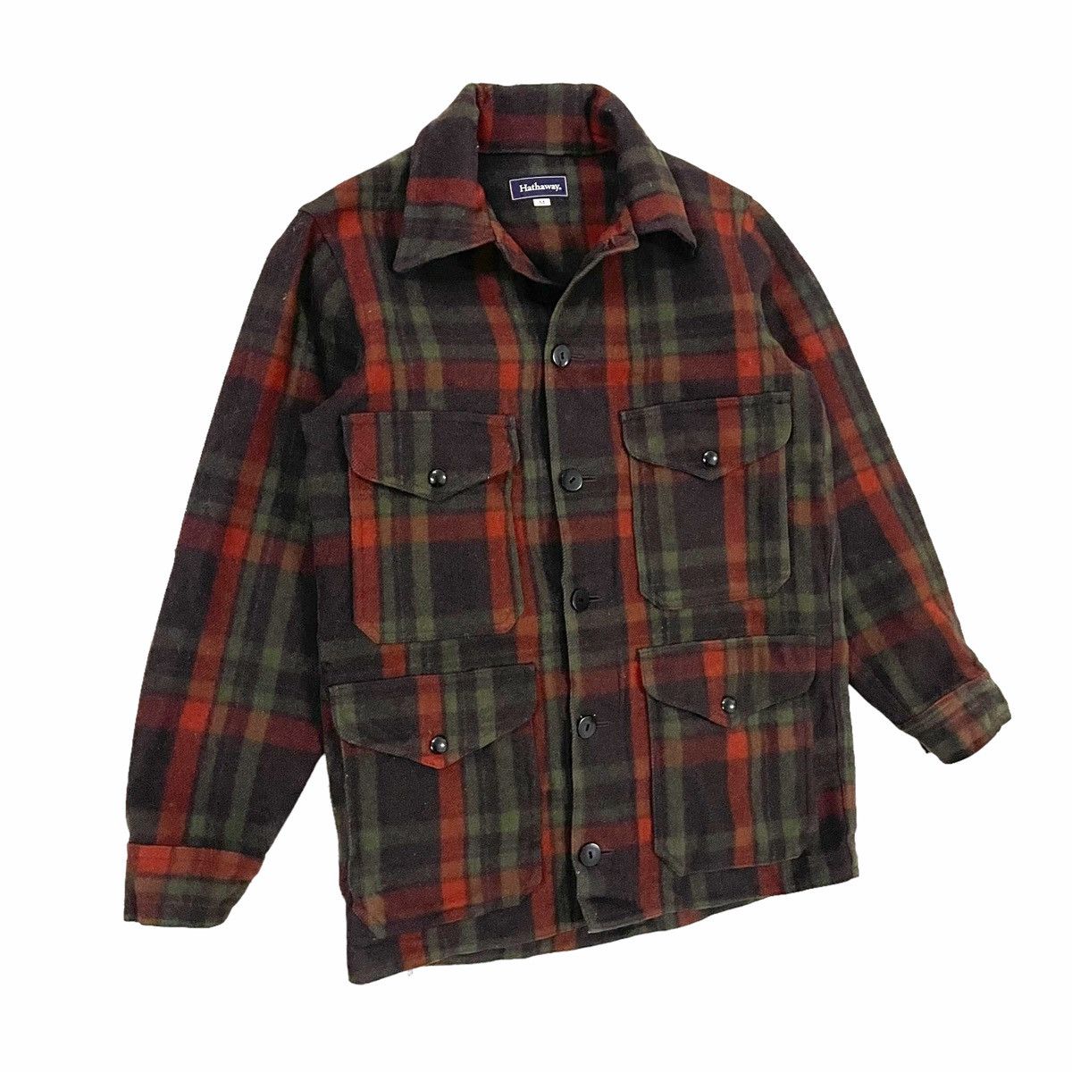 Japanese Brand × Vintage 💥 Hathaway Mackinaw Wool Cruiser Inspired Filson Jacket Size US M / EU 48-50 / 2 - 3 Thumbnail