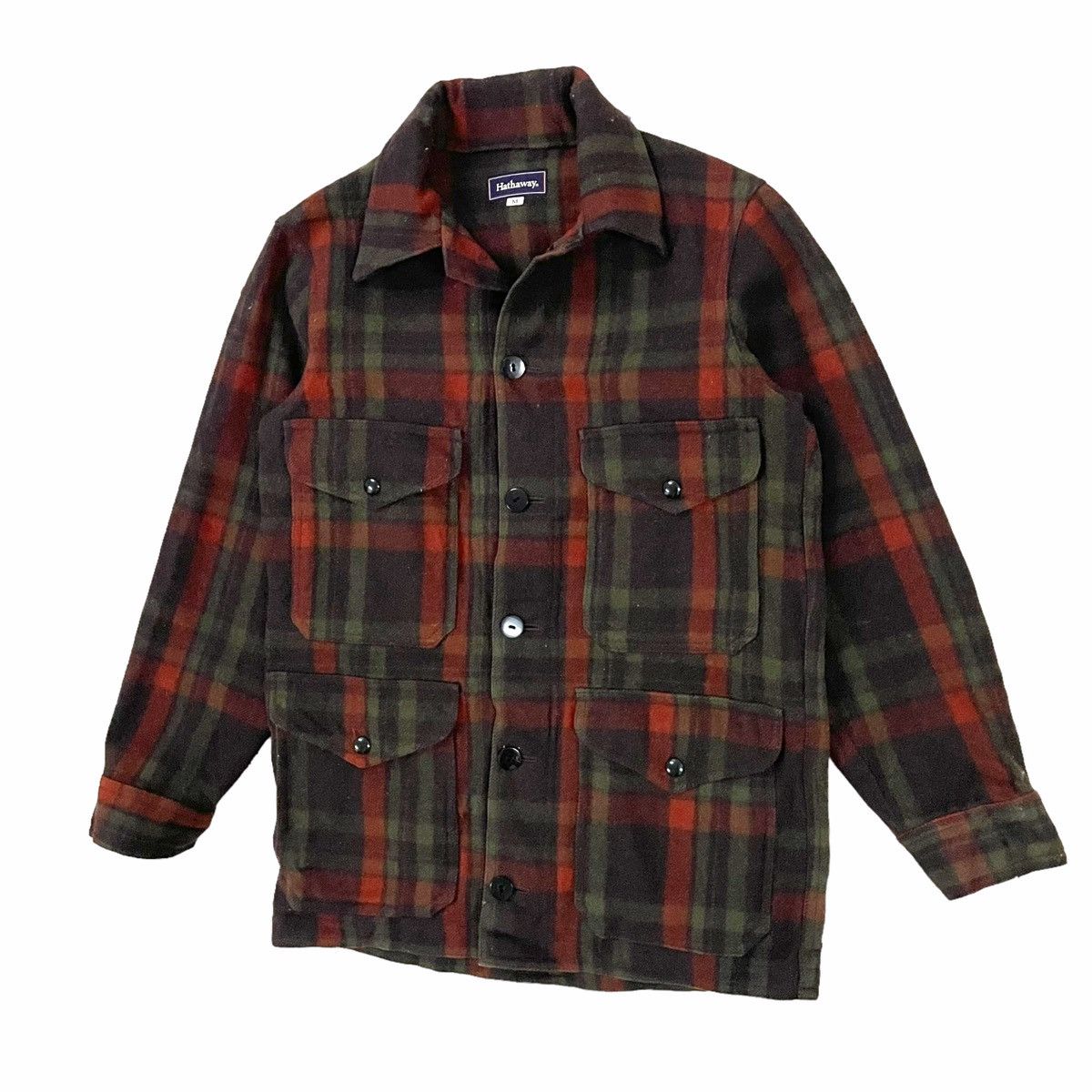 Japanese Brand × Vintage 💥 Hathaway Mackinaw Wool Cruiser Inspired Filson Jacket Size US M / EU 48-50 / 2 - 2 Thumbnail