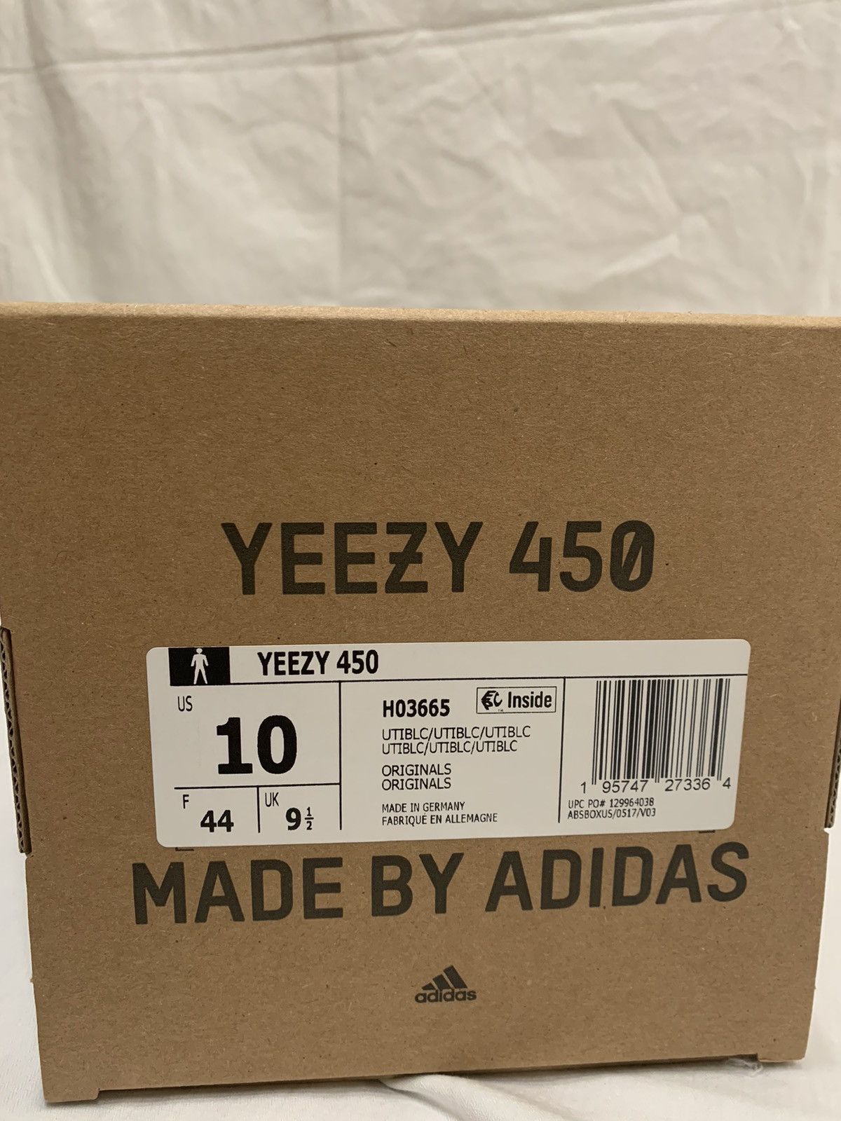 Adidas × Kanye West adidas Yeezy 450 Utility Black Size US 10 / EU 43 - 10 Thumbnail