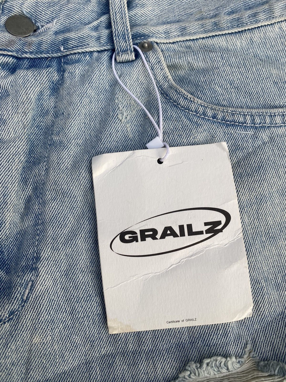 Beauty Beast 💸BINDINGOFFER💸Grailz Disstressed Flare Jeans Size US 33 - 7 Thumbnail