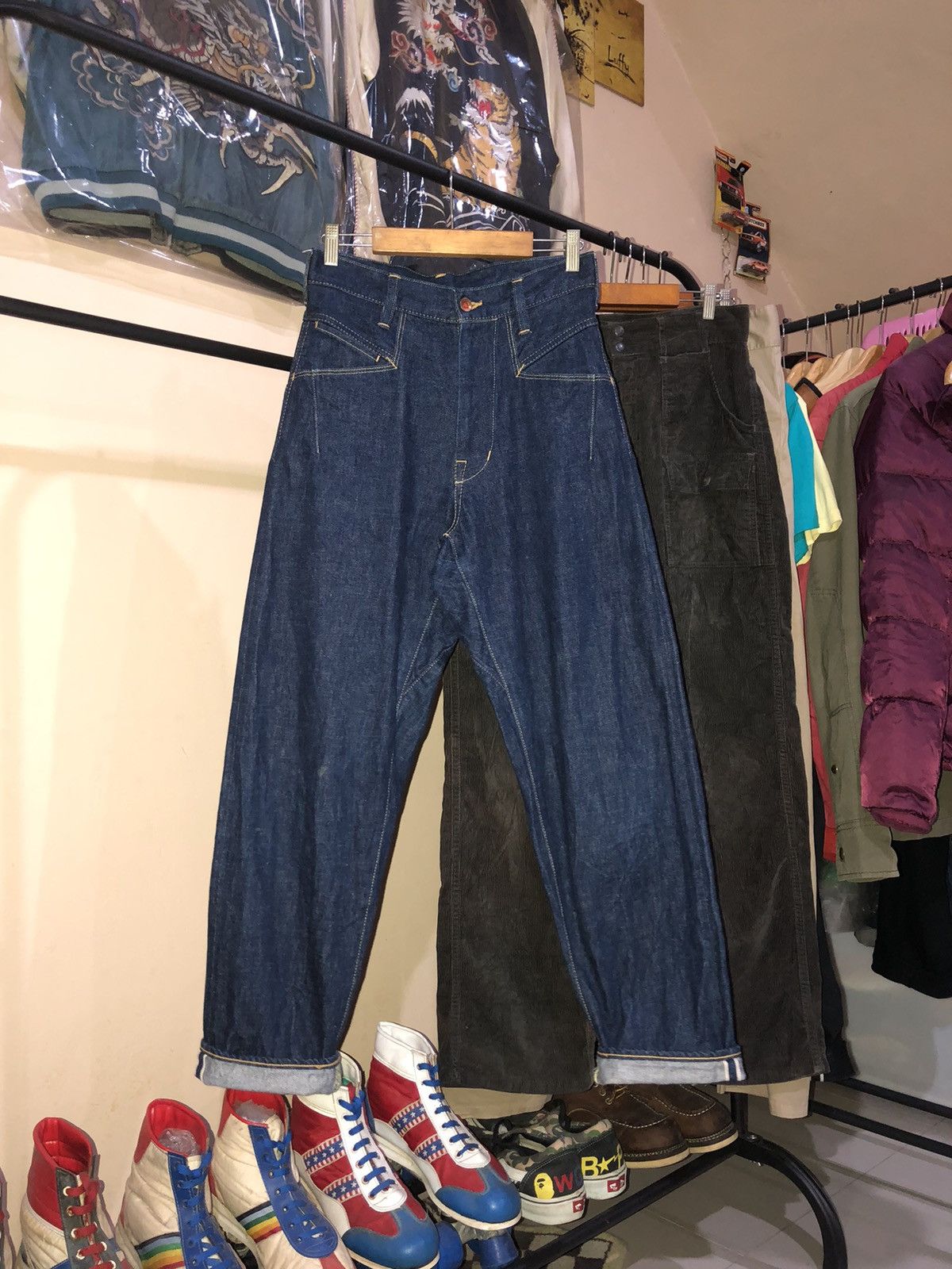 image of Bru Na Boinne Selvedge Jeans in Blue Jean, Women's (Size 27)